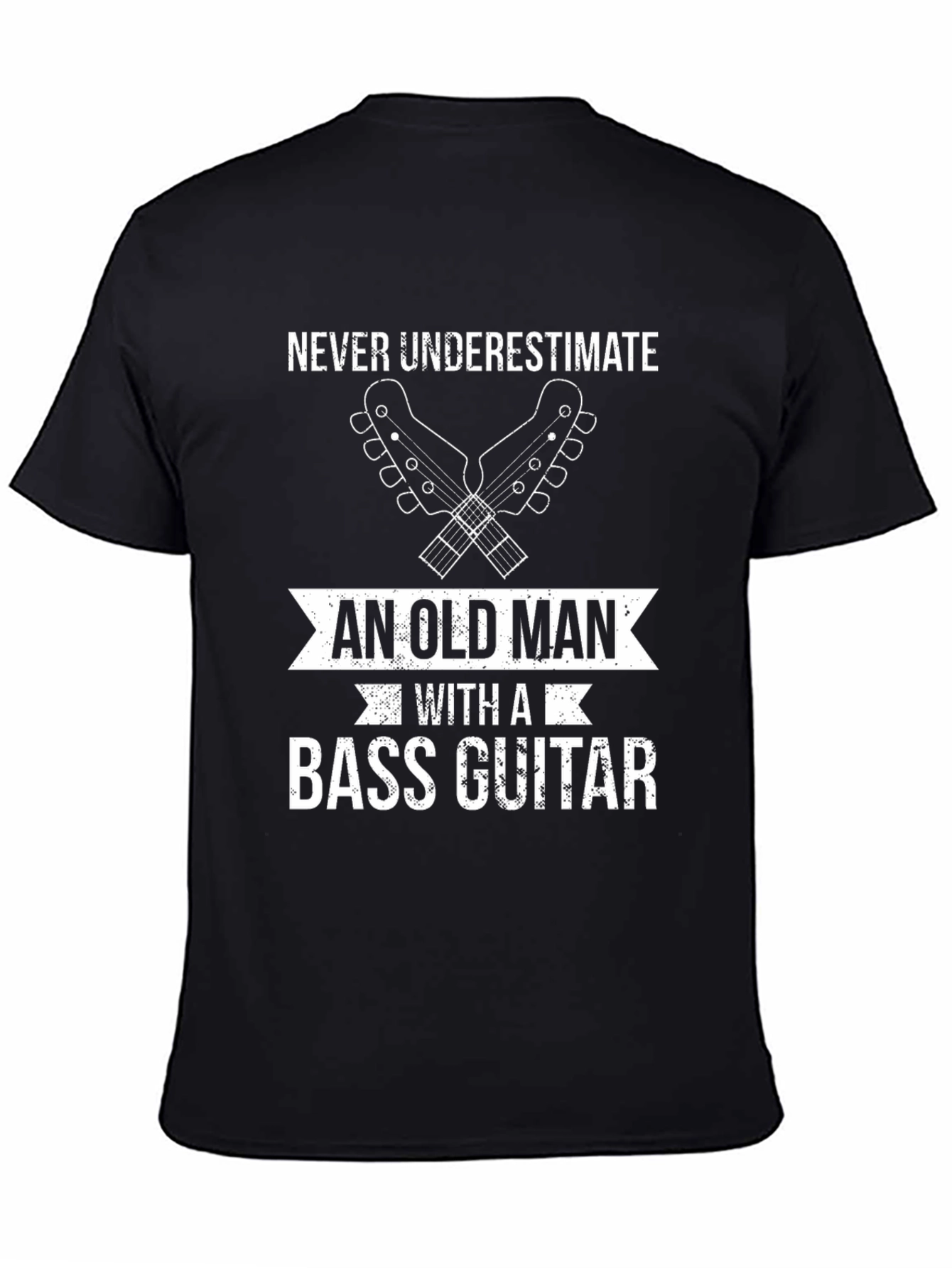 Bass Guitar Old Man T-Shirt