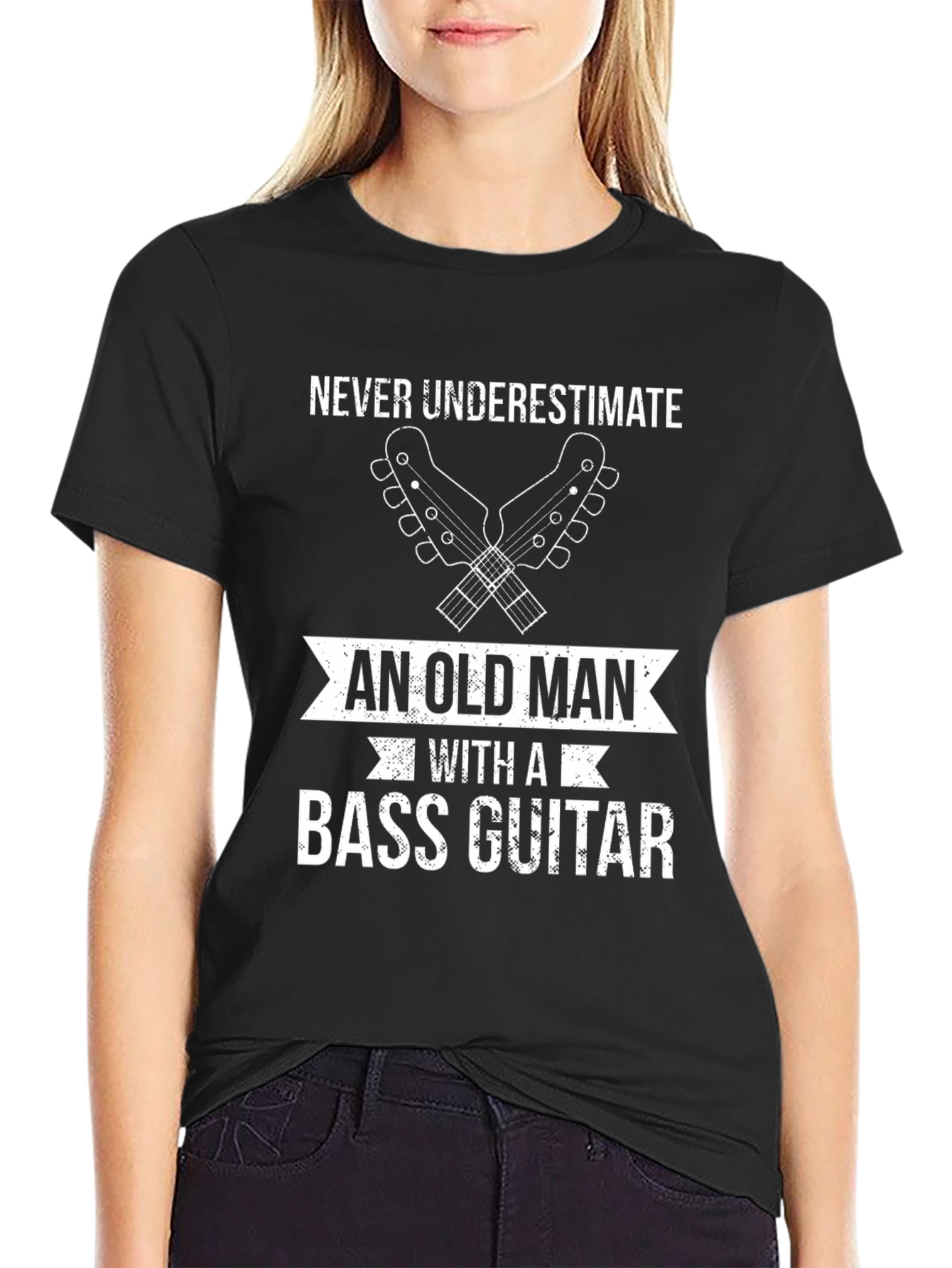Bass Guitar Old Man T-Shirt