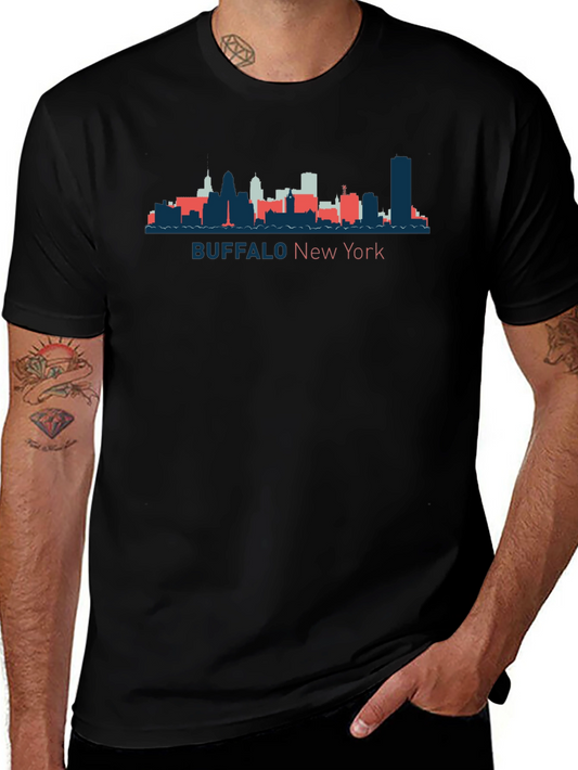 Buffalo New York Skyline Graphic Tee