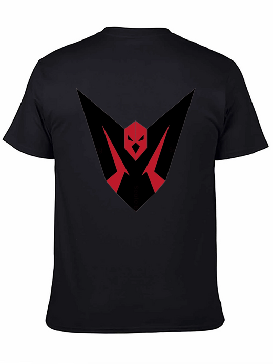 Bold Graphic Tee - Red & Black