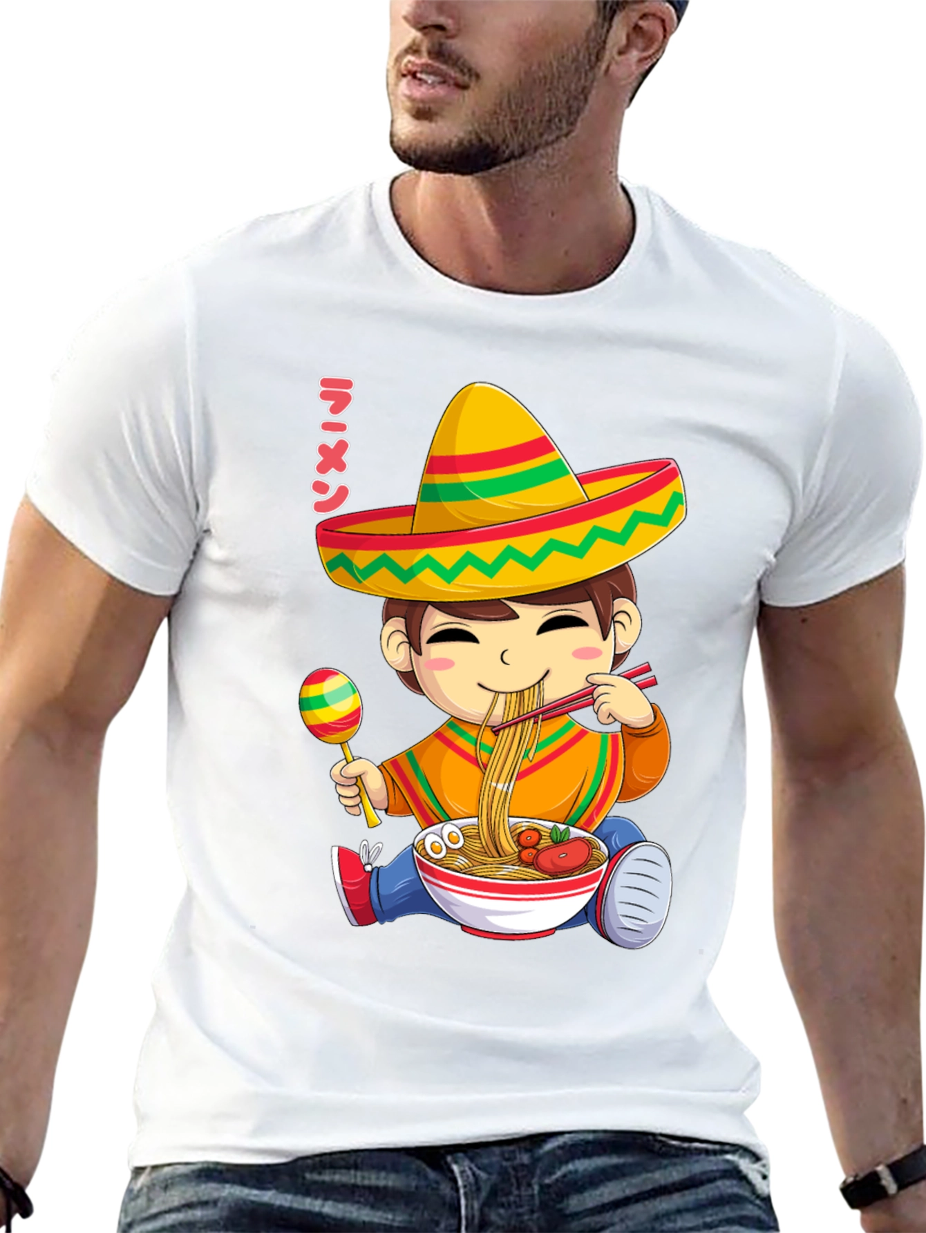 Ramen Loving Mexican T-Shirt