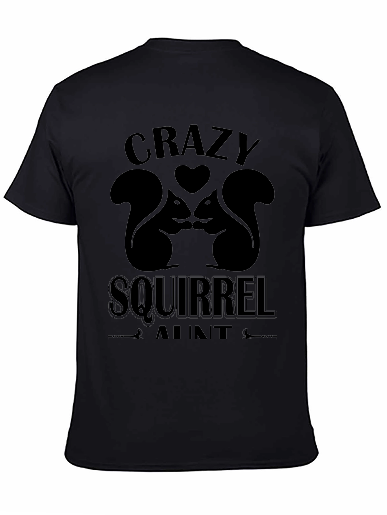 Crazy Squirrel Aunt Graphic T-Shirt