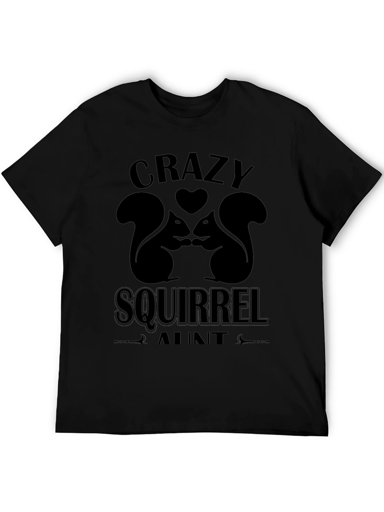 Crazy Squirrel Aunt Graphic T-Shirt