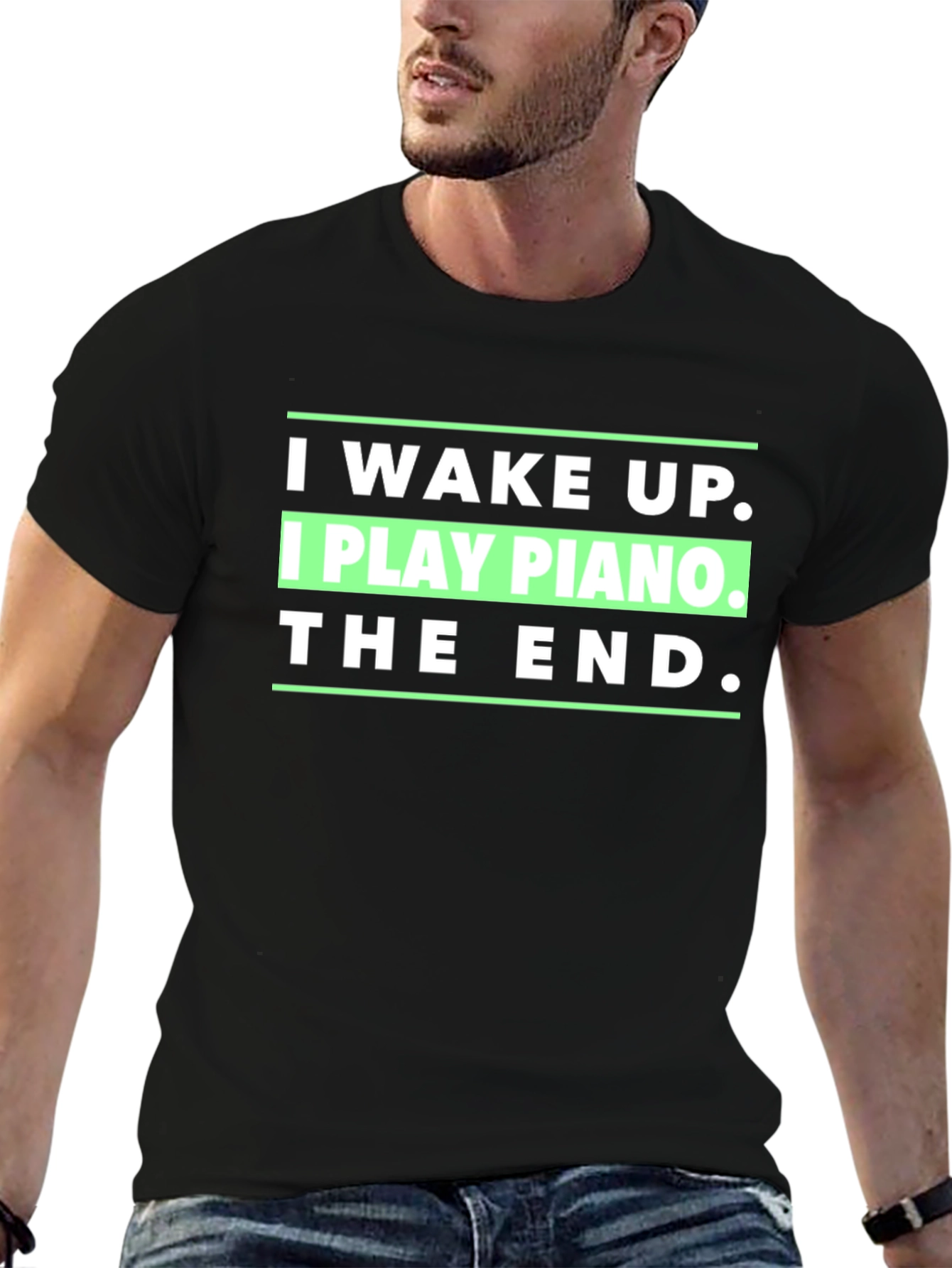 I Wake Up I Play Piano T-Shirt