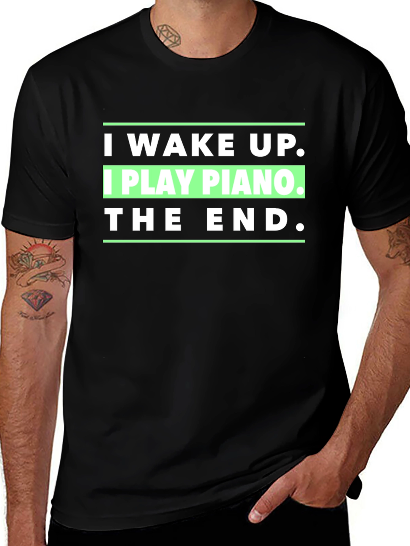 I Wake Up I Play Piano T-Shirt