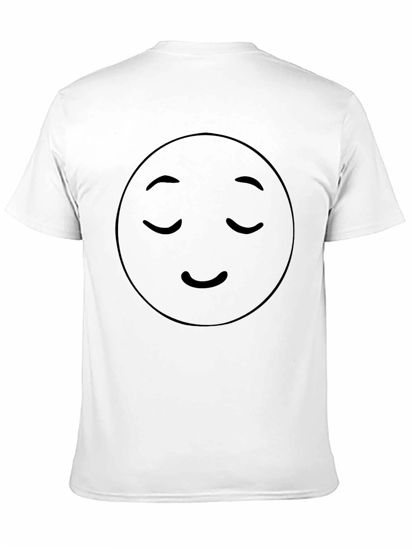 Zen Emoji Black T-Shirt - Relaxed Vibe
