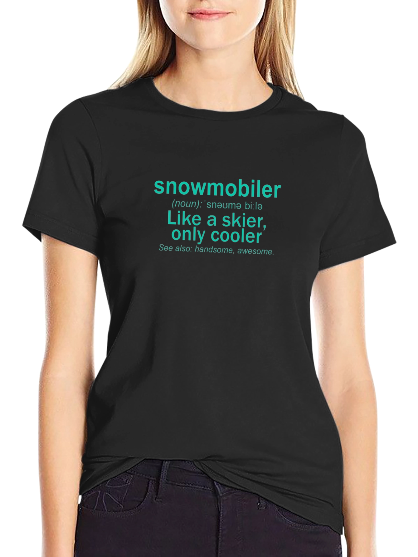 Snowmobiler Definition T-Shirt