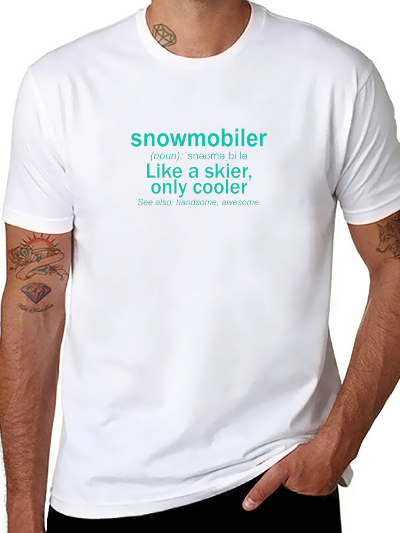 Snowmobiler Definition T-Shirt
