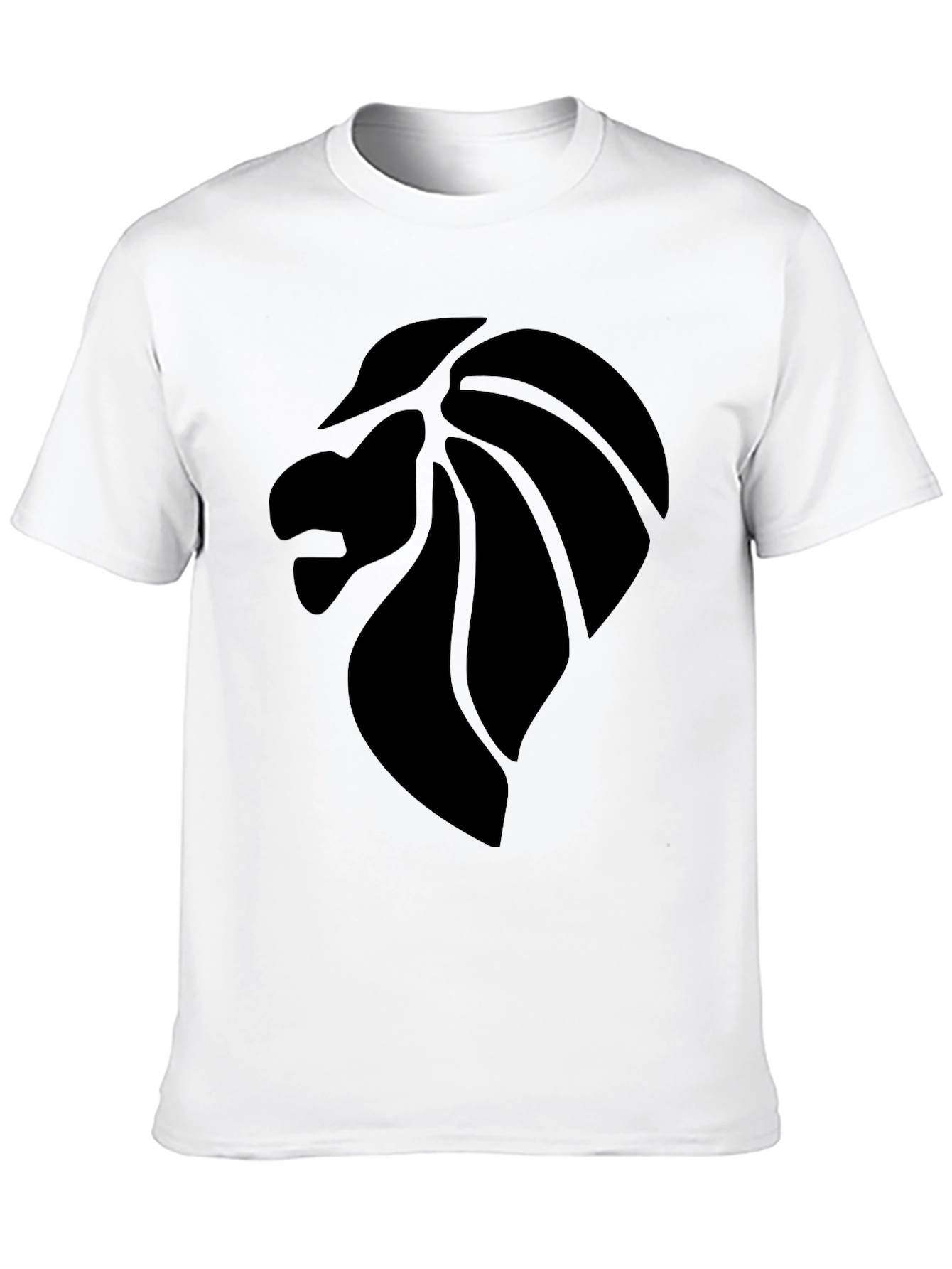 Lion Graphic Tee - Bold Black T-Shirt