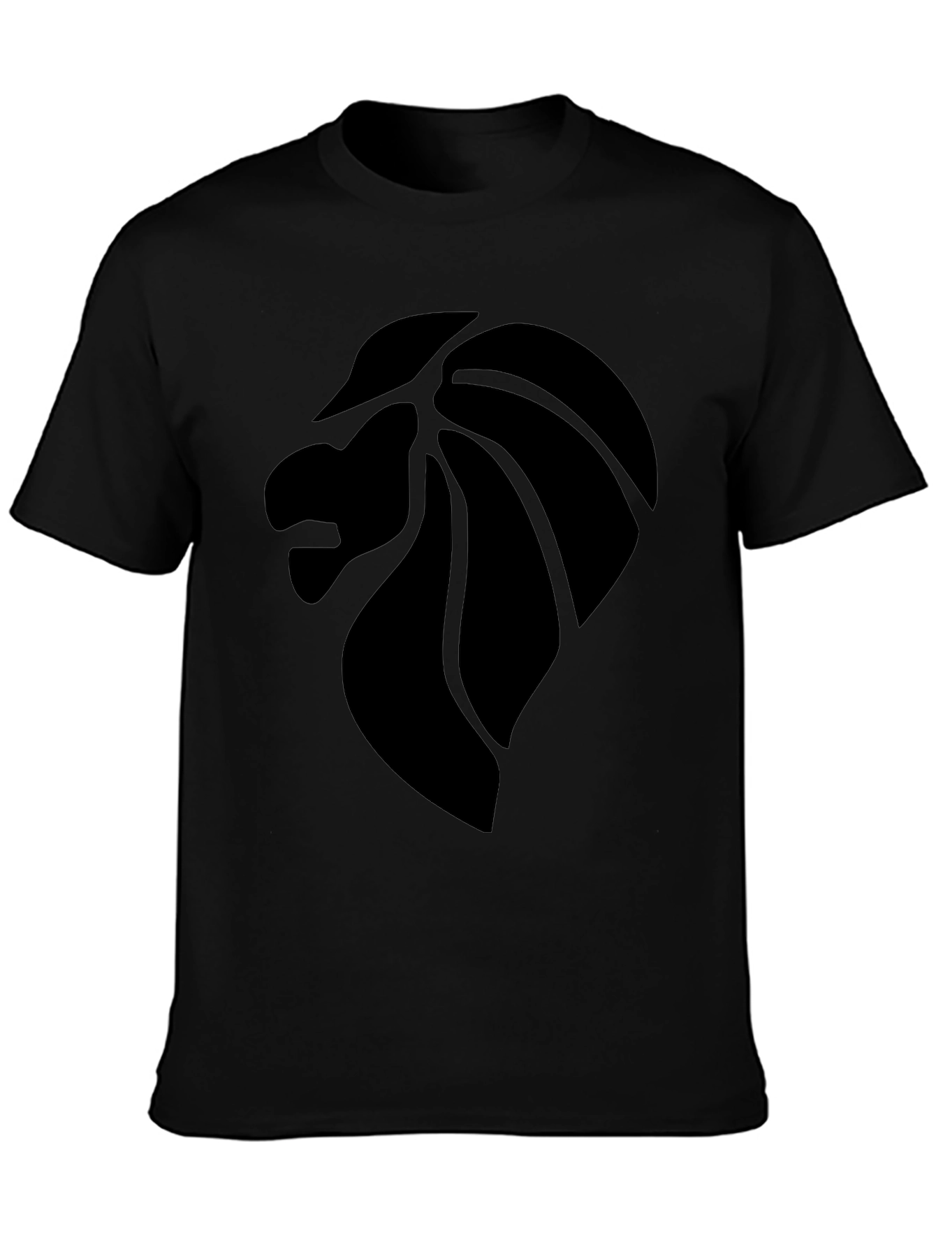 Lion Graphic Tee - Bold Black T-Shirt