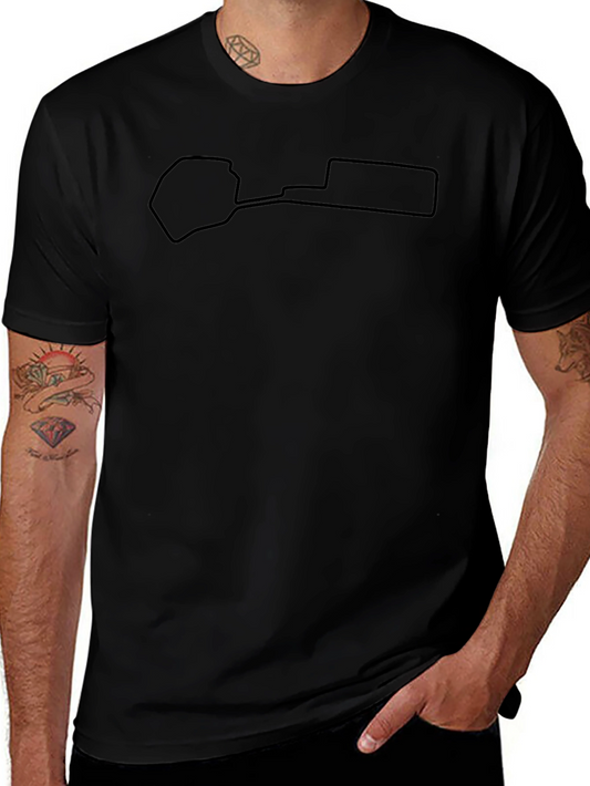 Track Outline Black T-Shirt