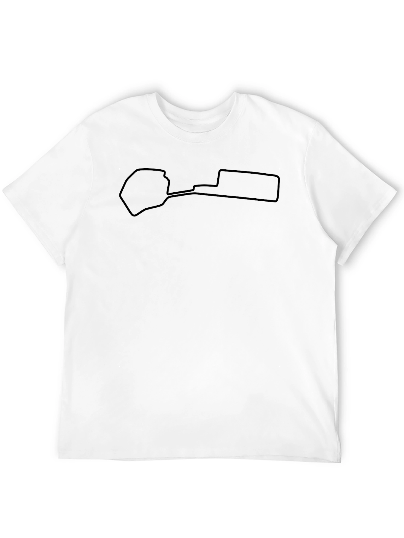 Track Outline Black T-Shirt