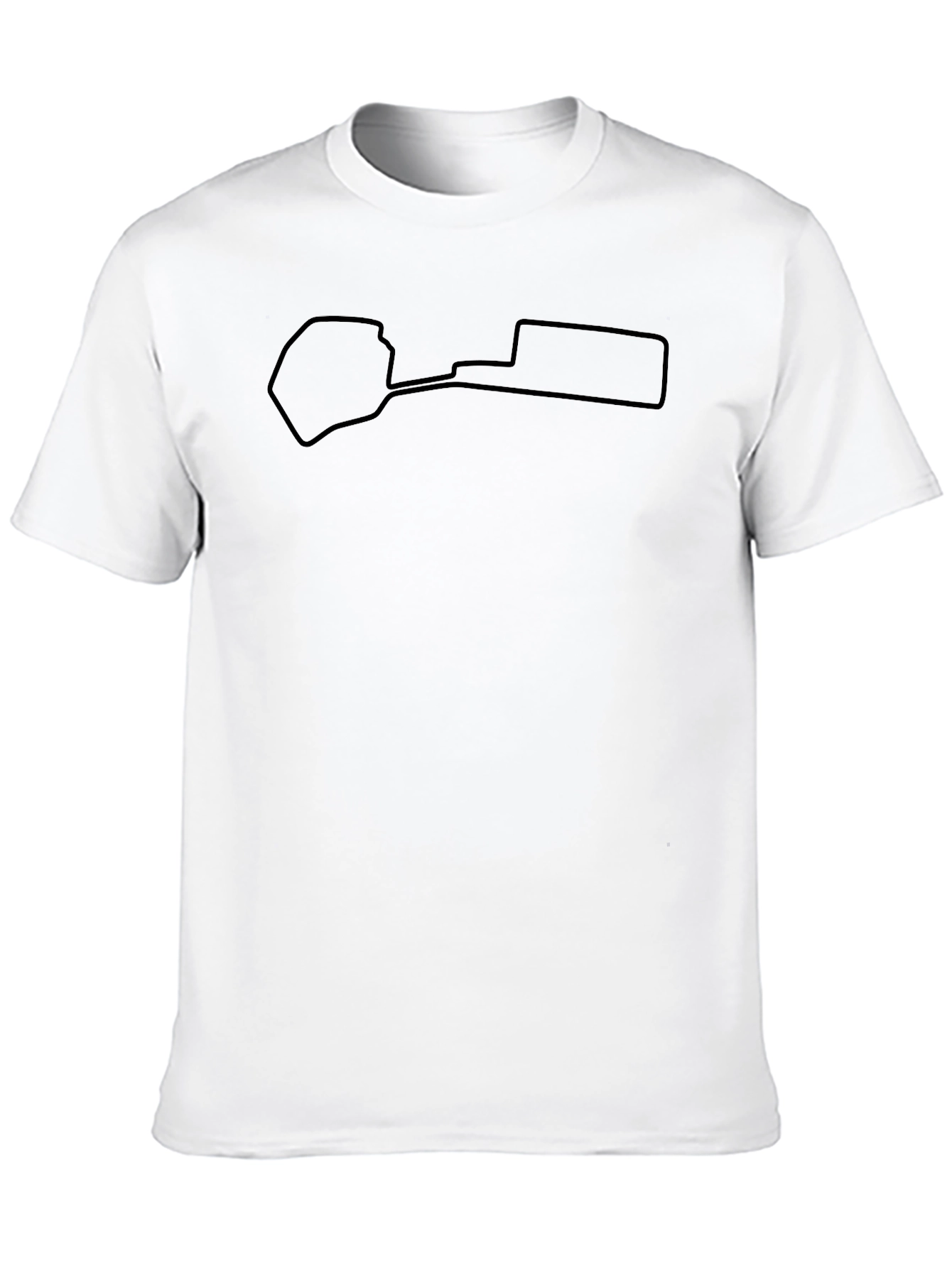Track Outline Black T-Shirt