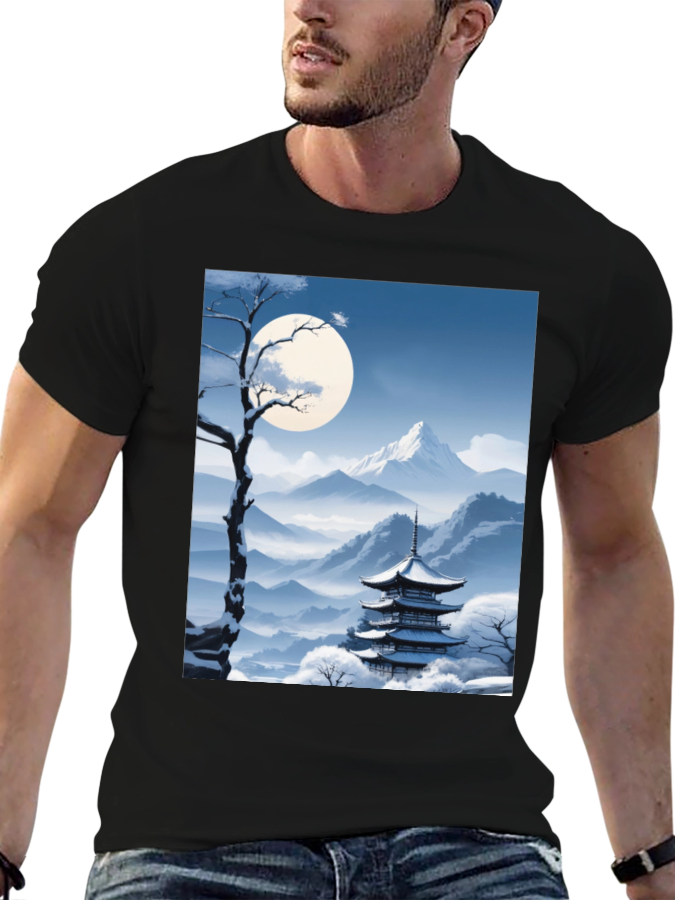 Winter Pagoda Graphic Tee