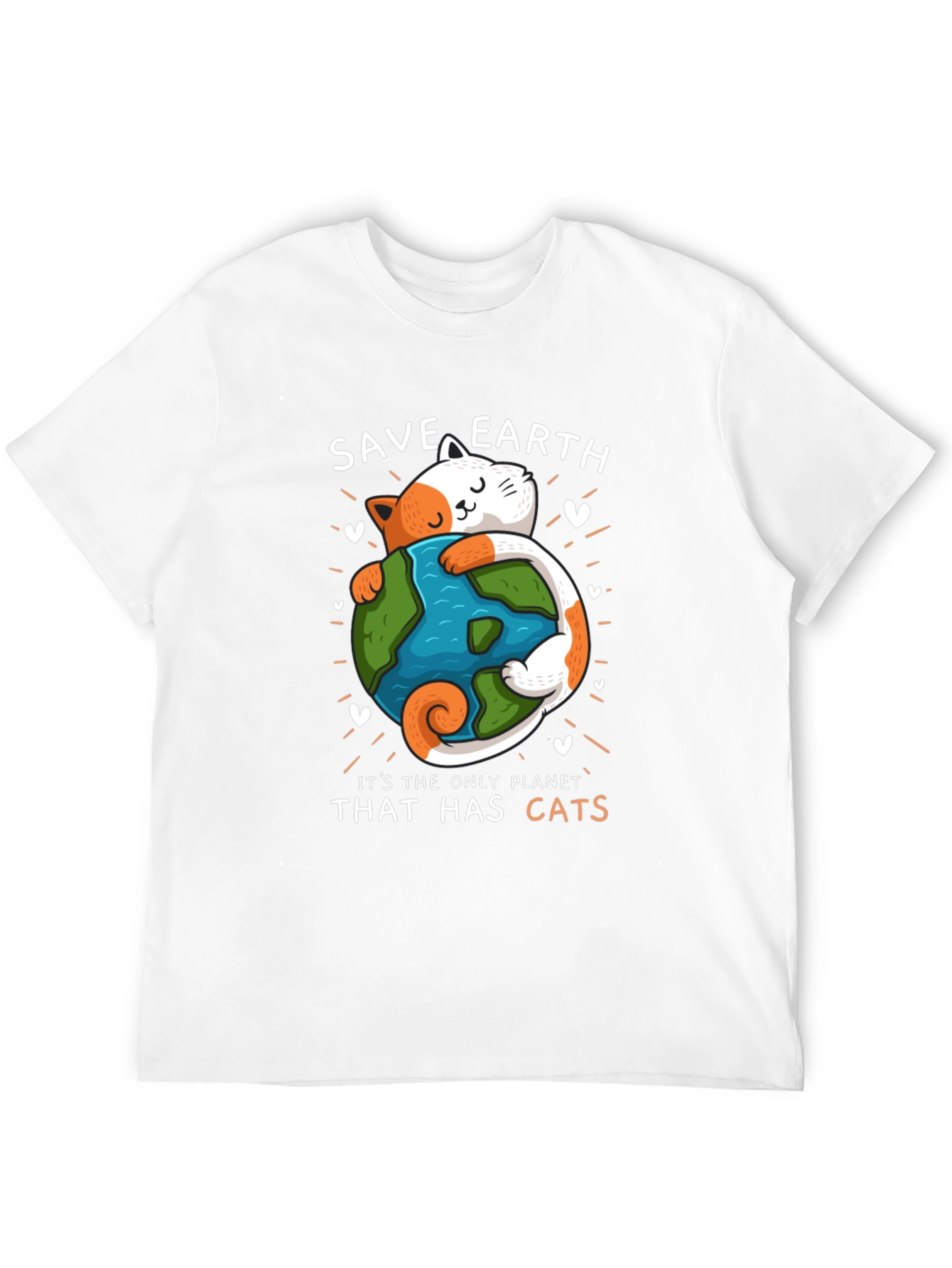 Save Earth Cat Lover T-Shirt