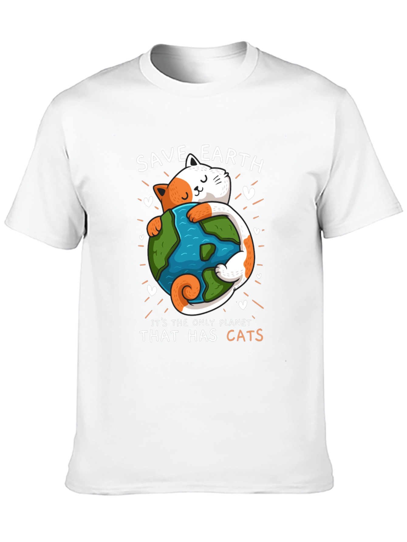Save Earth Cat Lover T-Shirt