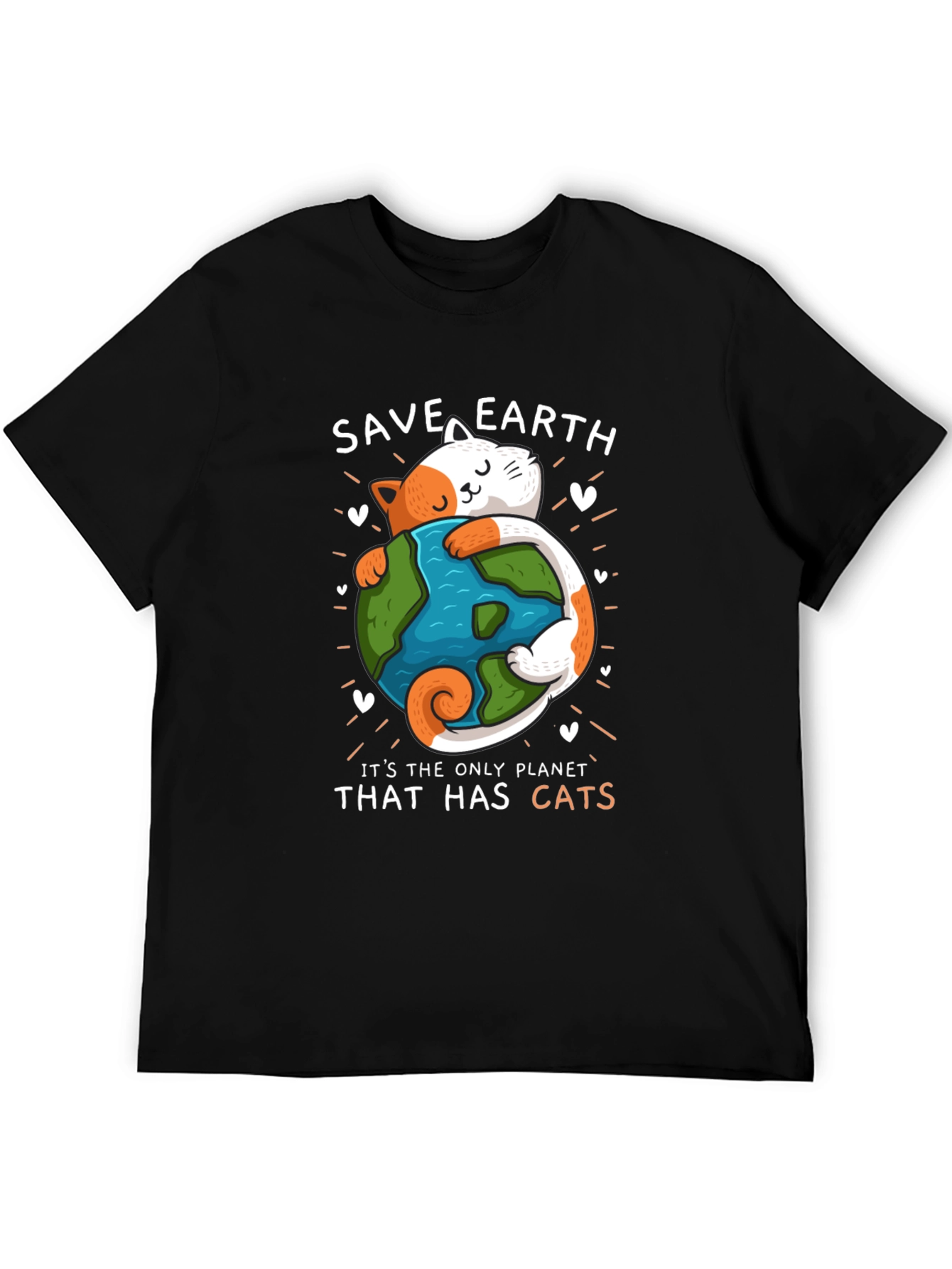 Save Earth Cat Lover T-Shirt