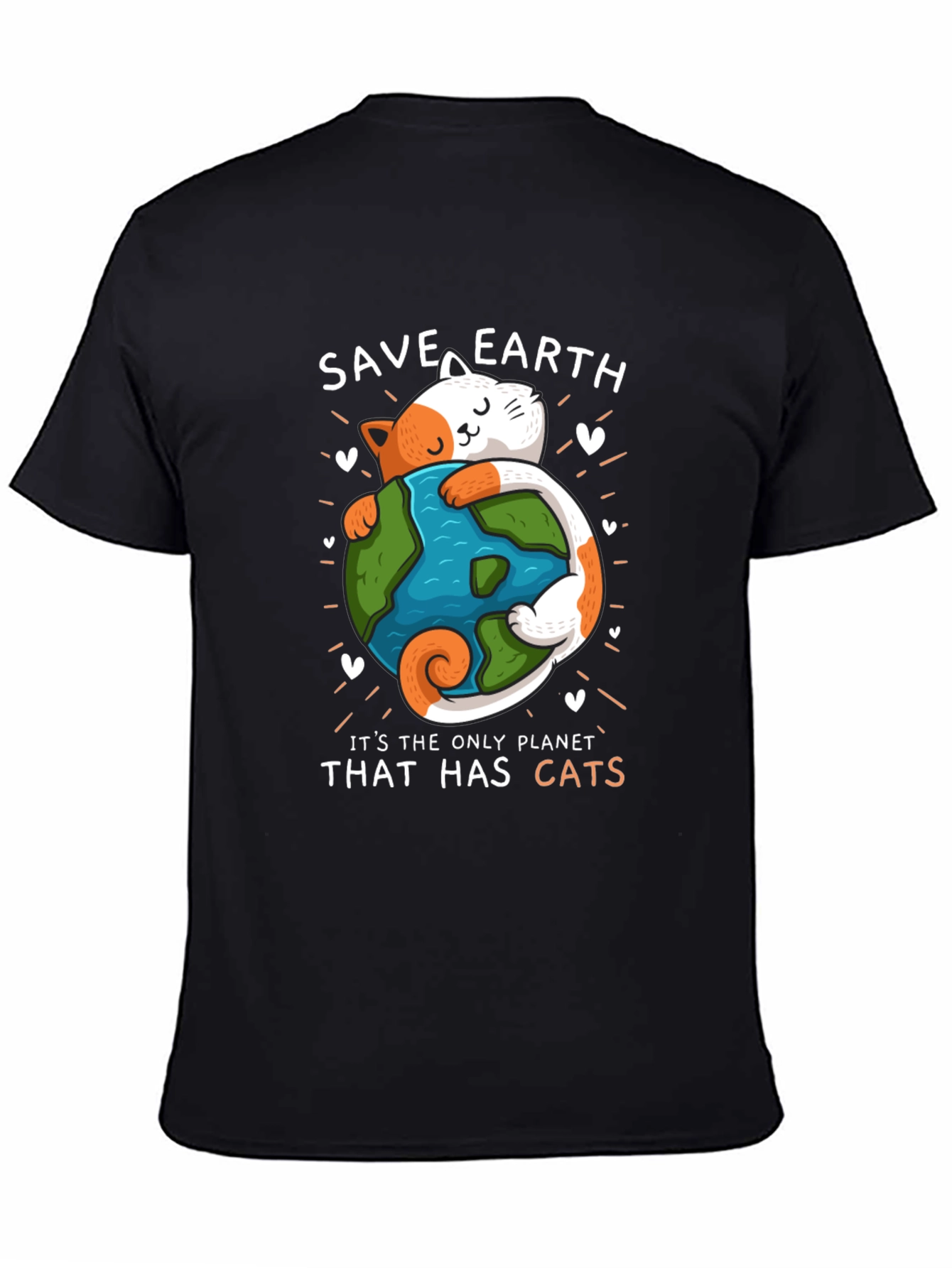 Save Earth Cat Lover T-Shirt