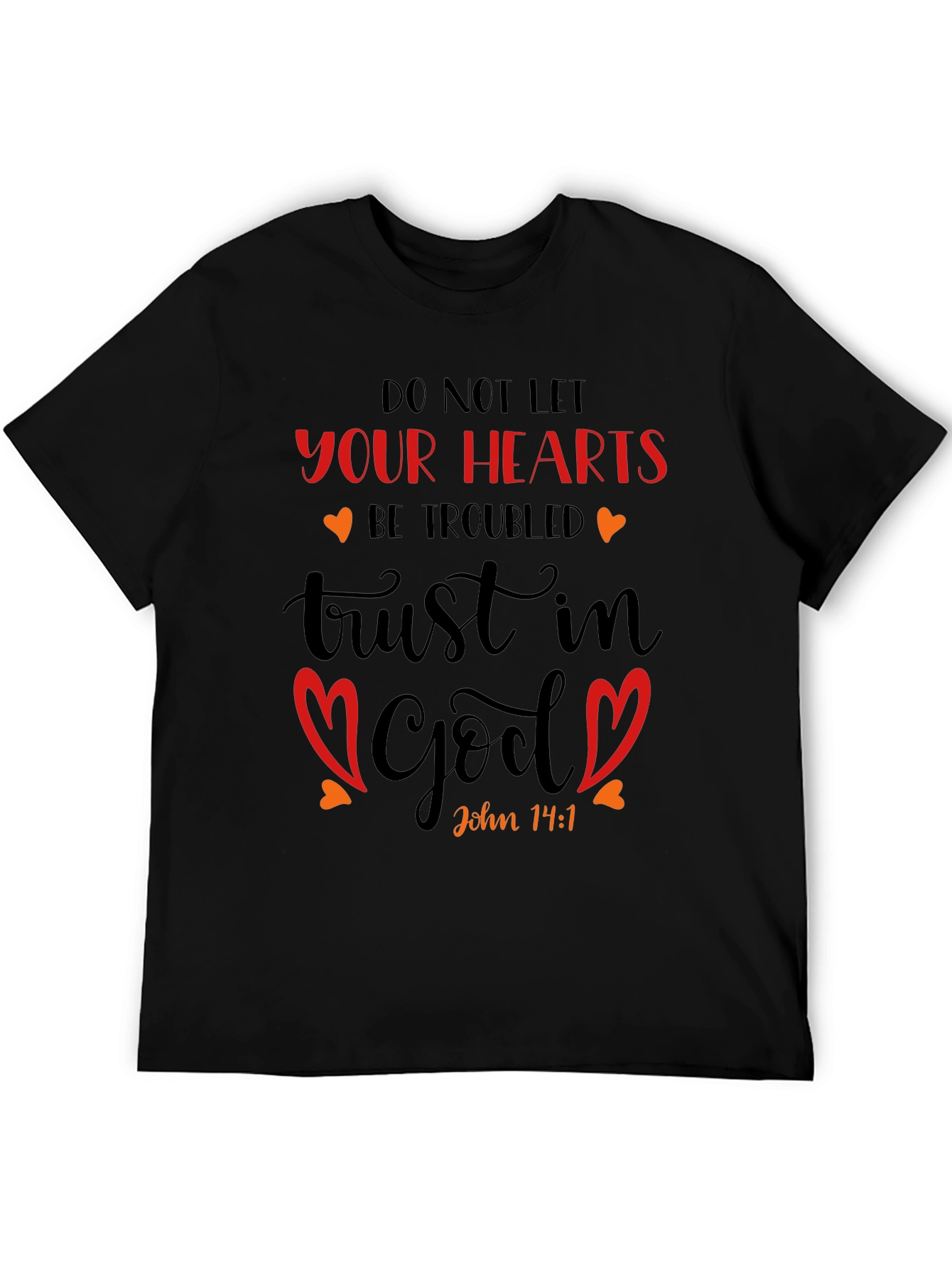 Faith-Inspired Graphic Tee: John 14:1