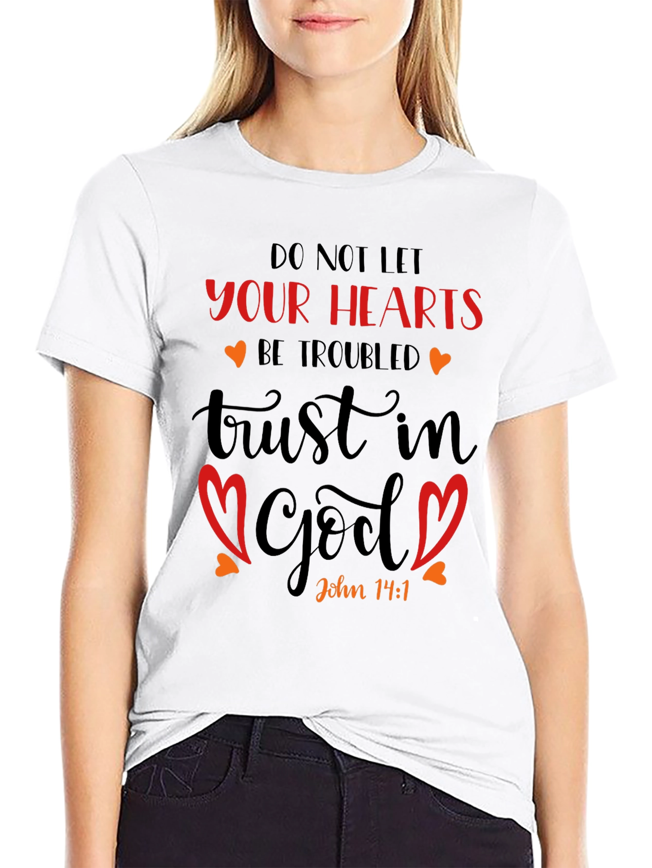 Faith-Inspired Graphic Tee: John 14:1