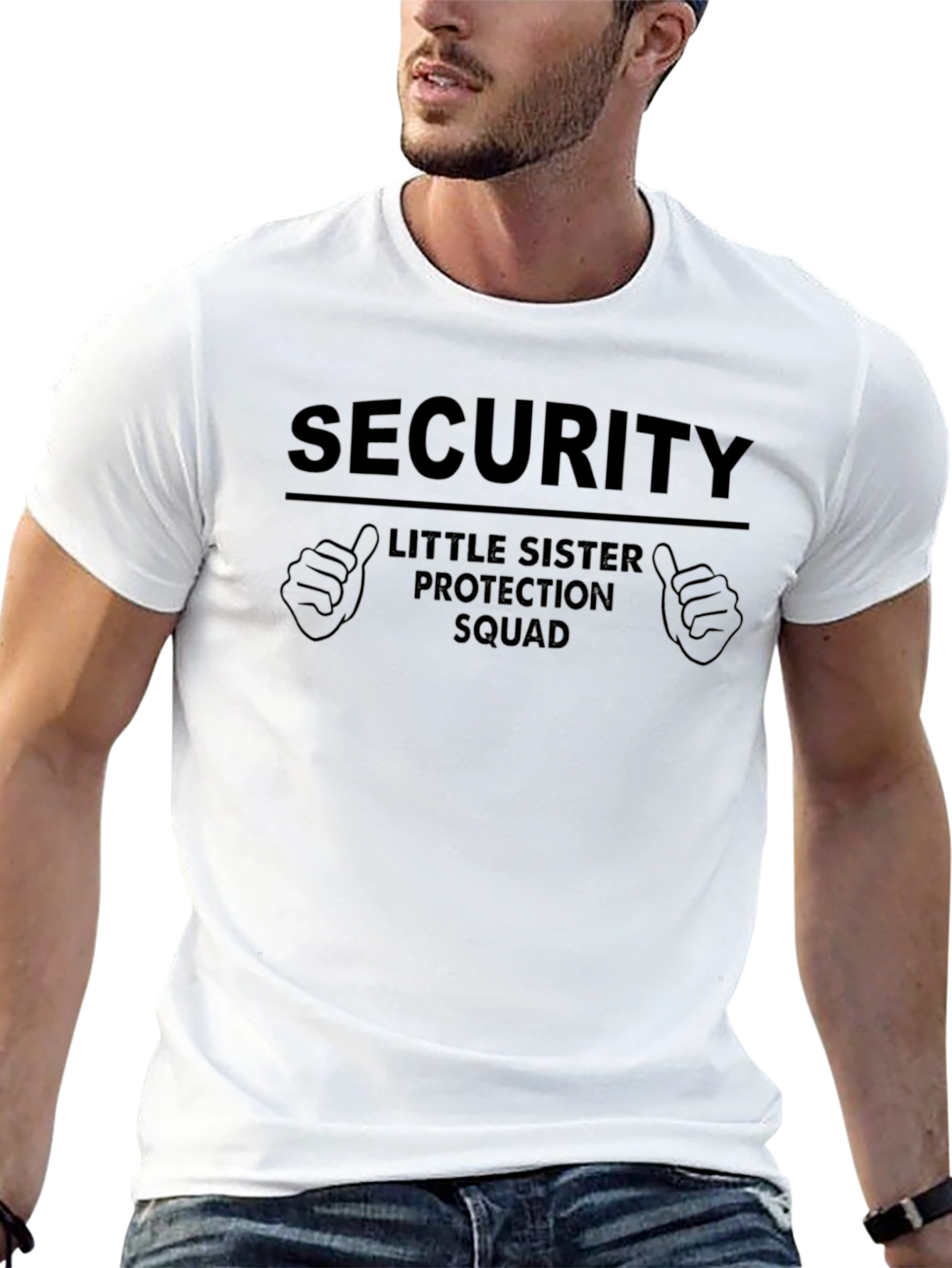 Security Little Sister Protection Squad T-Shirt