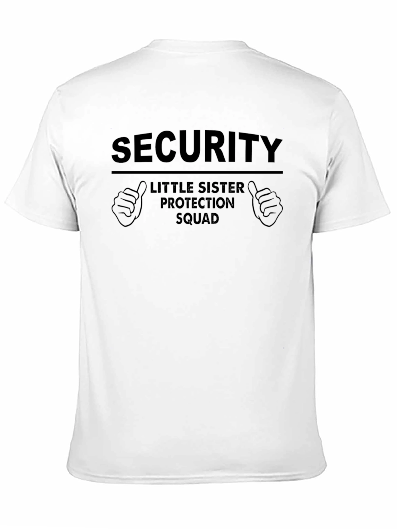 Security Little Sister Protection Squad T-Shirt