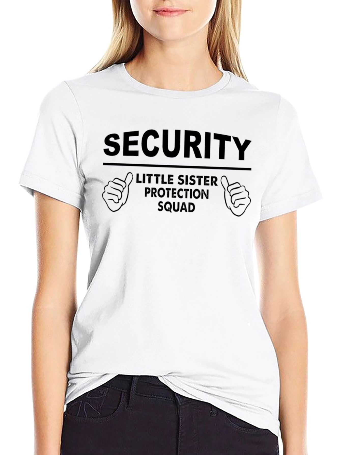 Security Little Sister Protection Squad T-Shirt