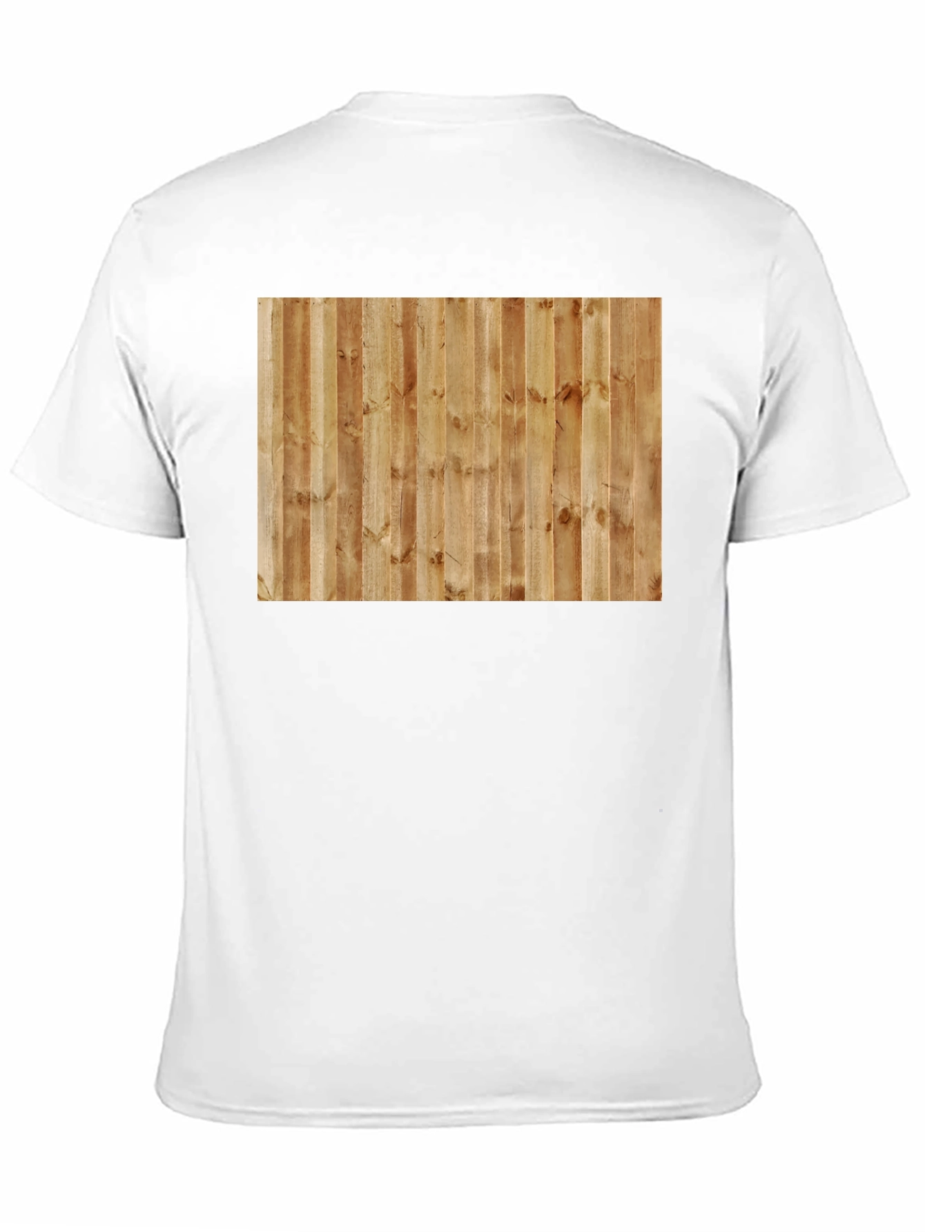 Wood Panel T-Shirt - Natural Texture Tee