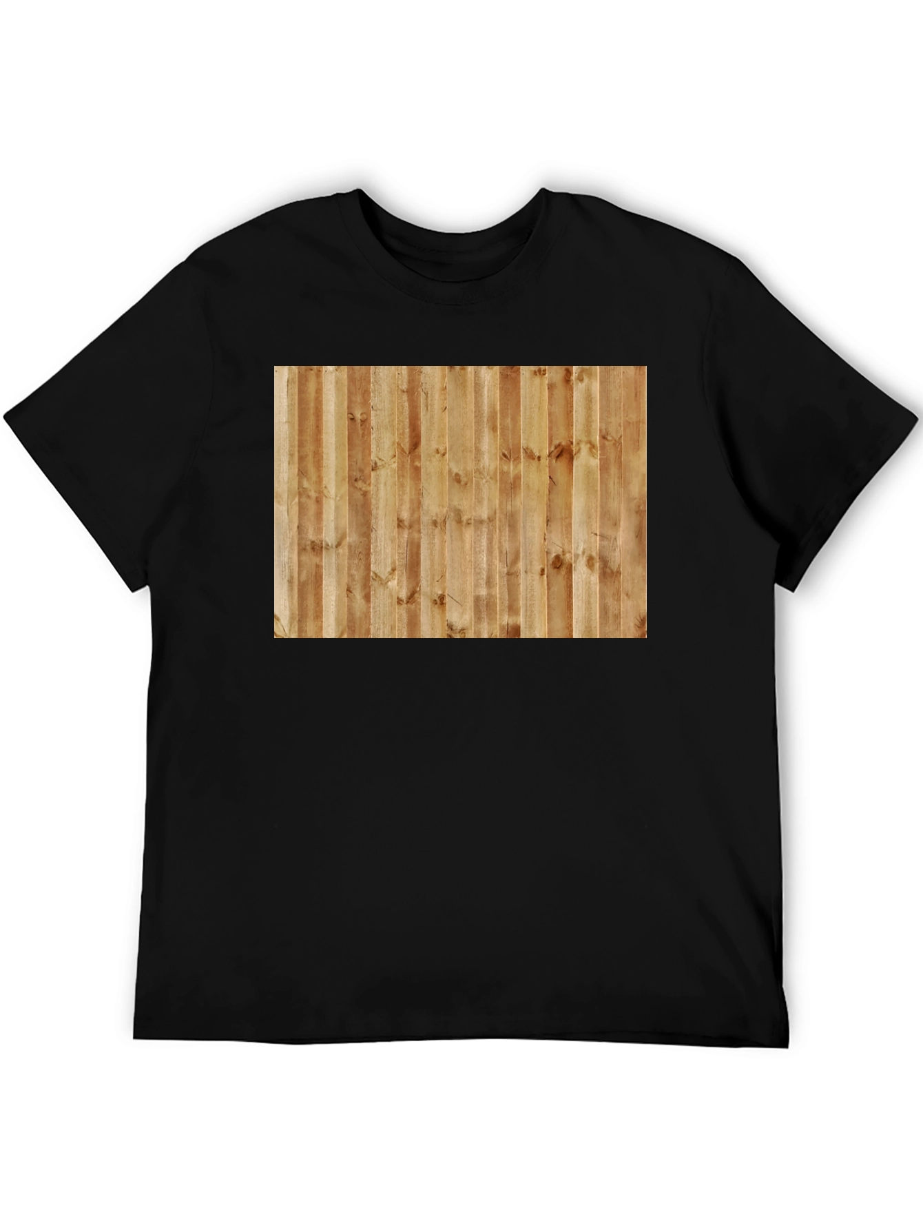 Wood Panel T-Shirt - Natural Texture Tee