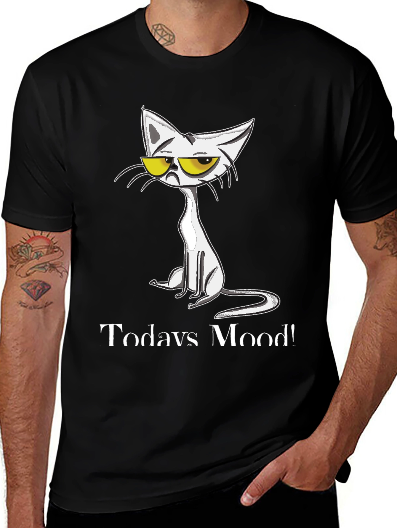 Grumpy Cat T-Shirt - Todays Mood Funny Tee