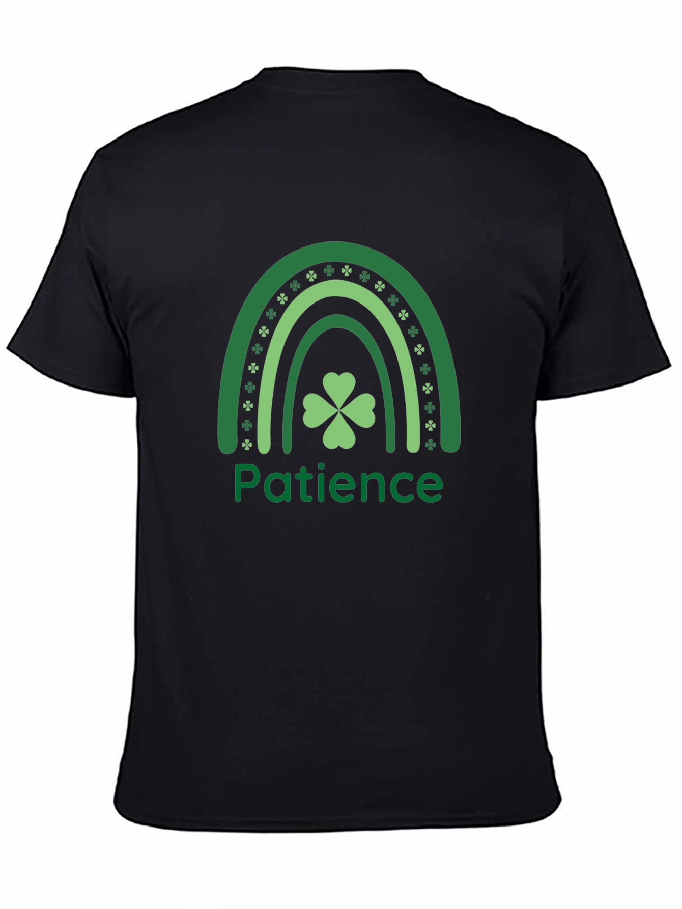 Patience St. Patricks Day Shamrock Rainbow T-Shirt