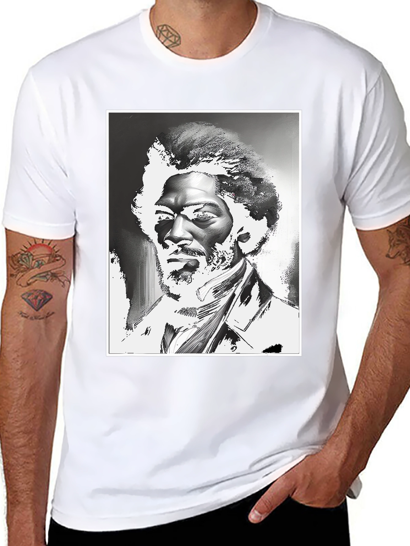 Monochrome Portrait T-Shirt