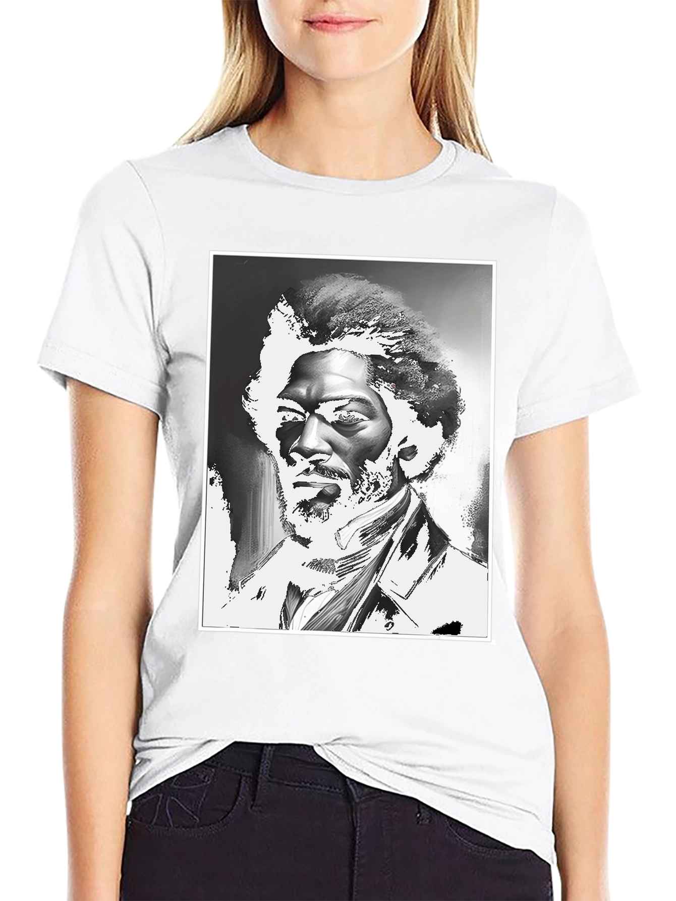 Monochrome Portrait T-Shirt