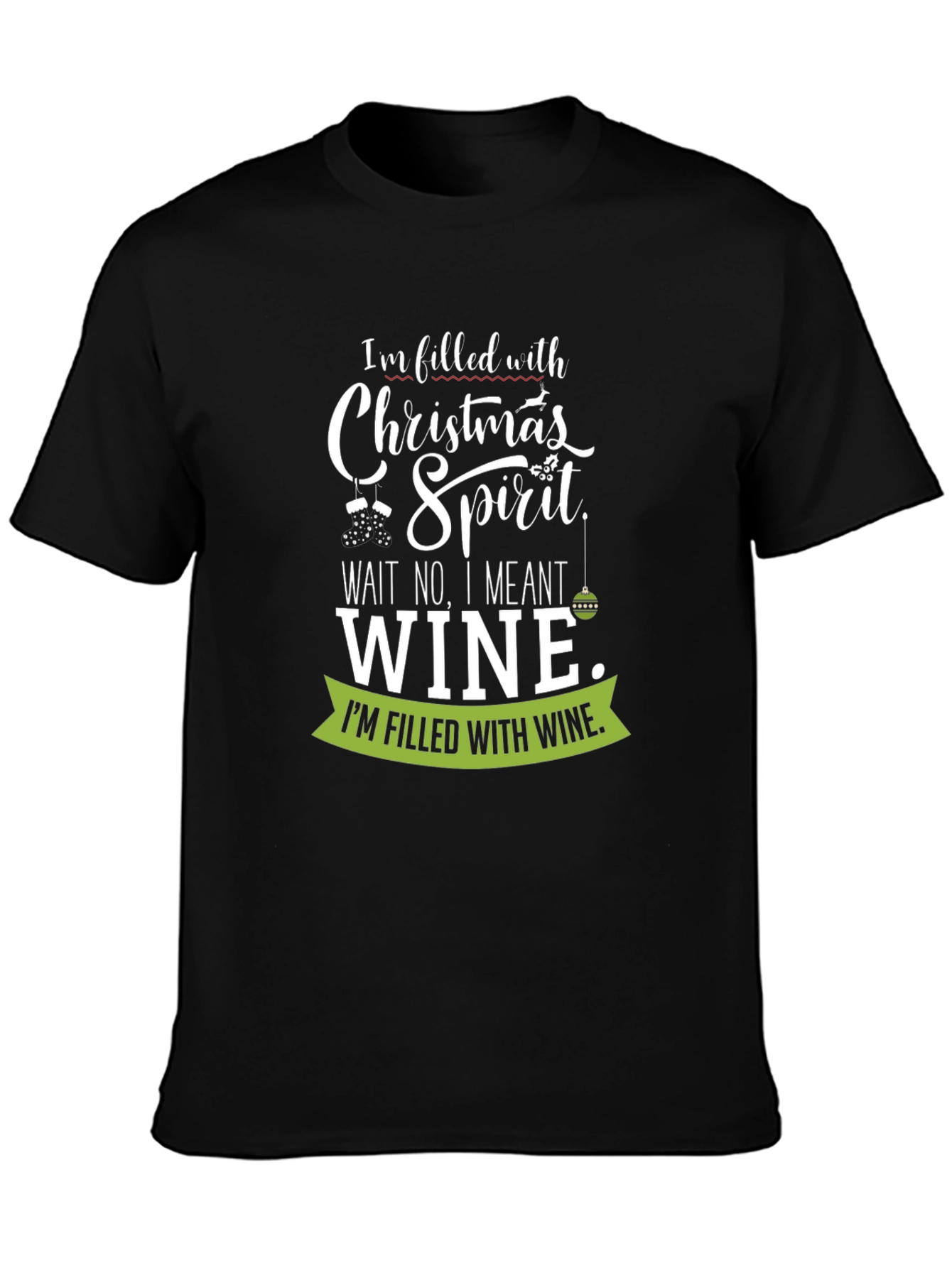 Funny Christmas Wine T-Shirt
