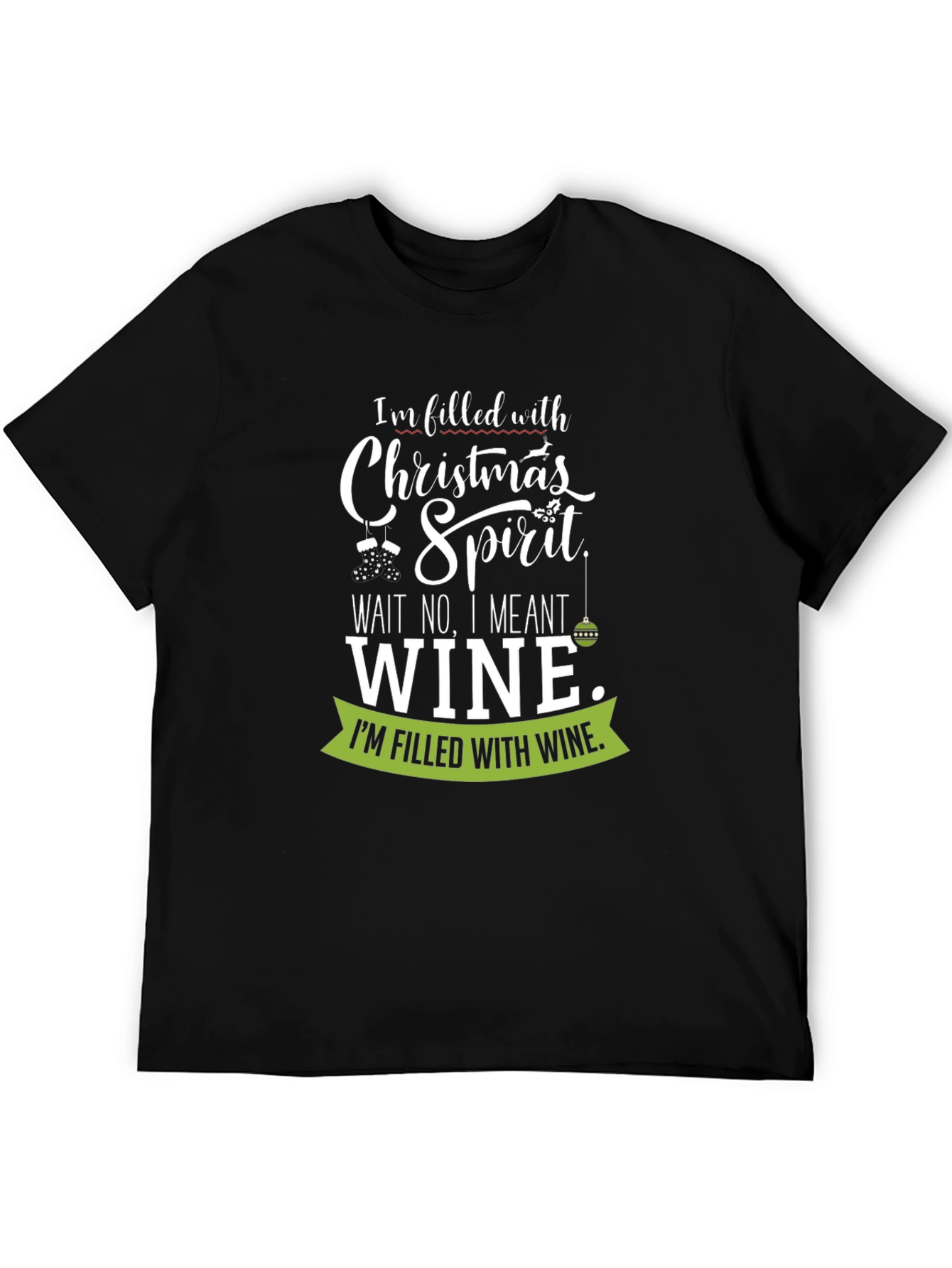 Funny Christmas Wine T-Shirt