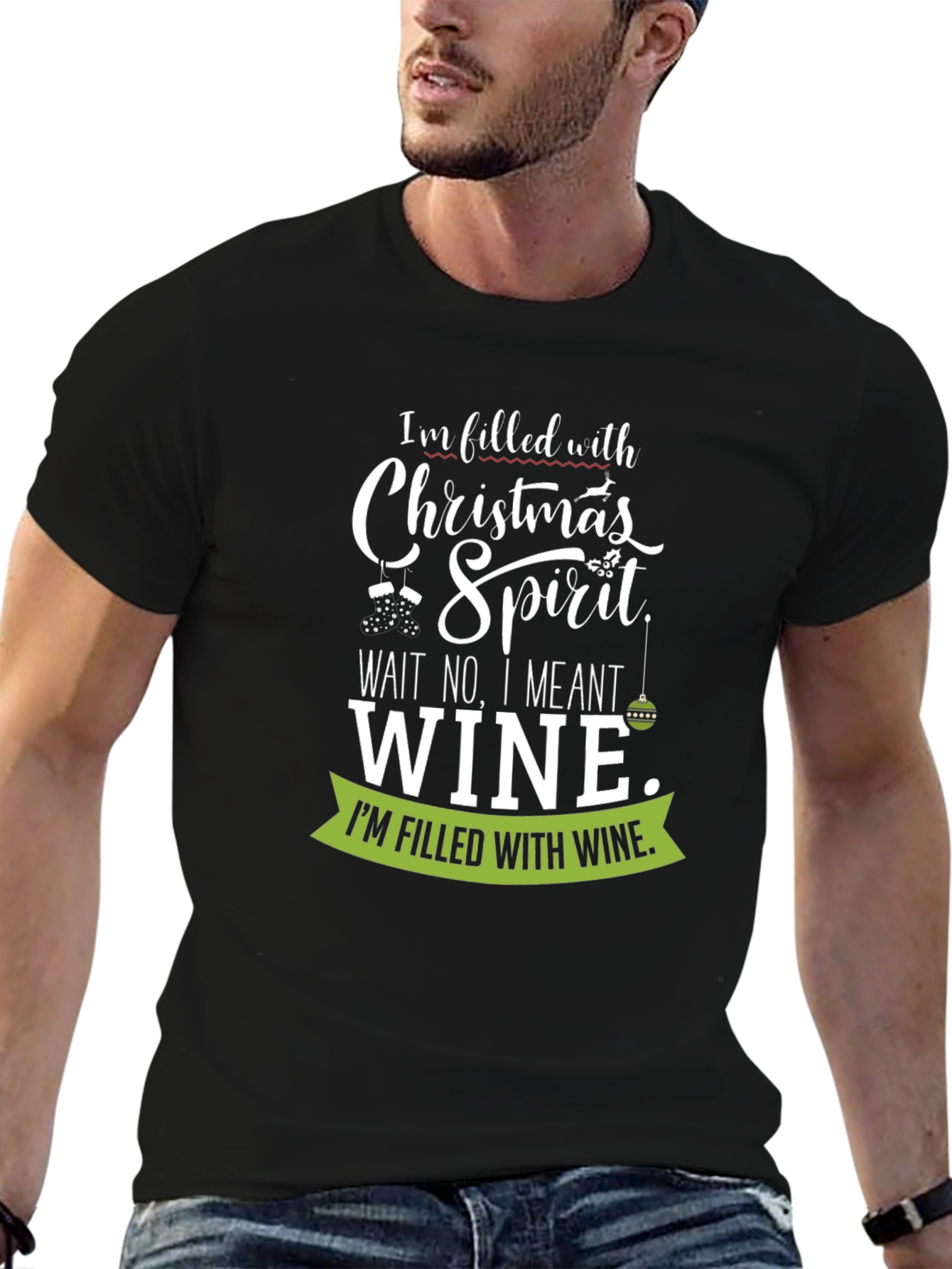 Funny Christmas Wine T-Shirt