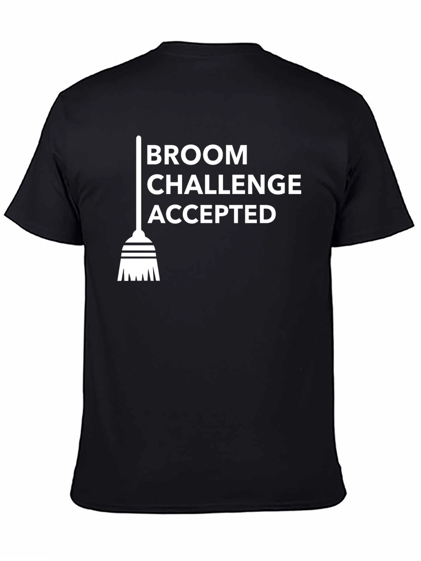 Broom Challenge Accepted Graphic Tee