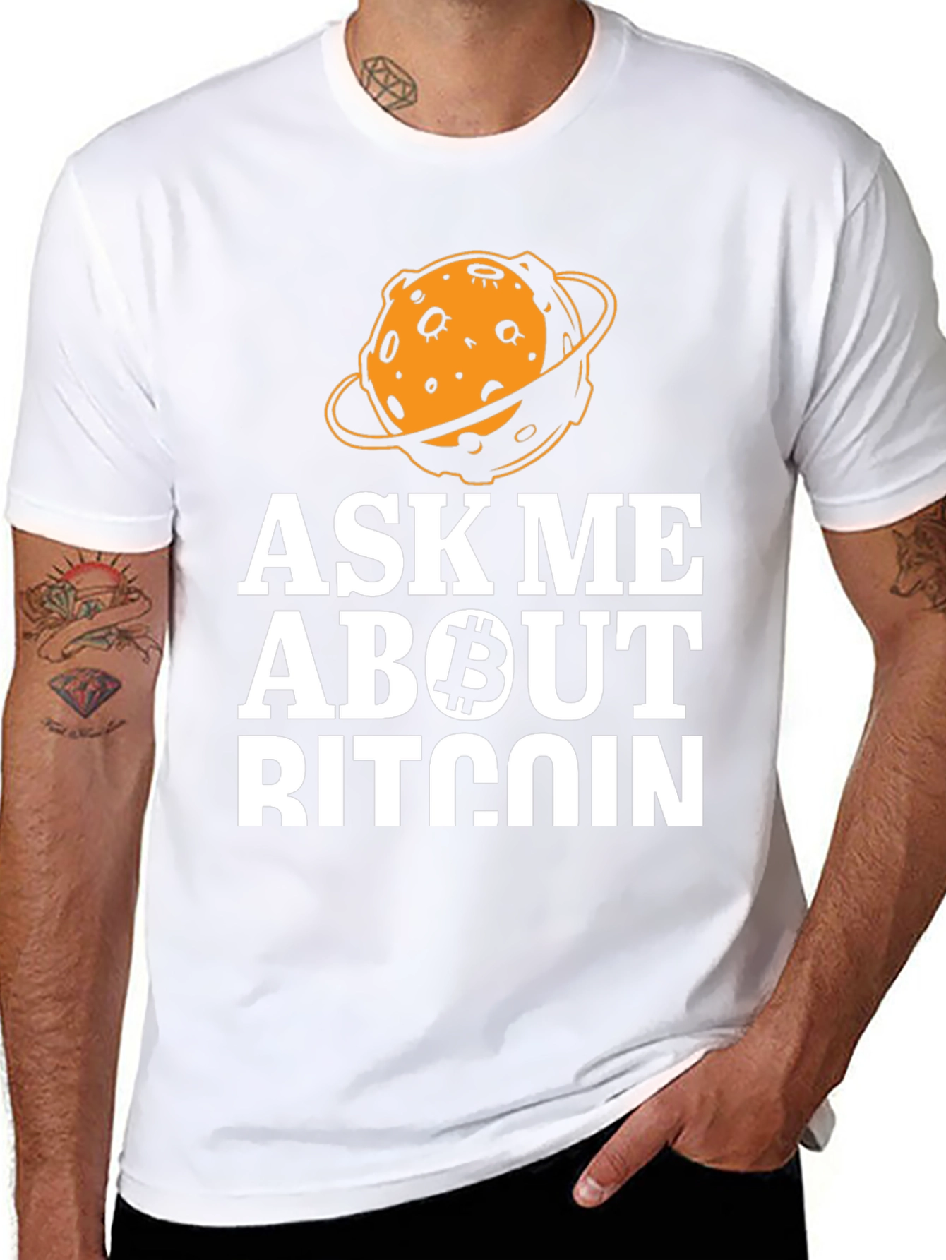 Ask Me About Bitcoin T-Shirt - Crypto Tee
