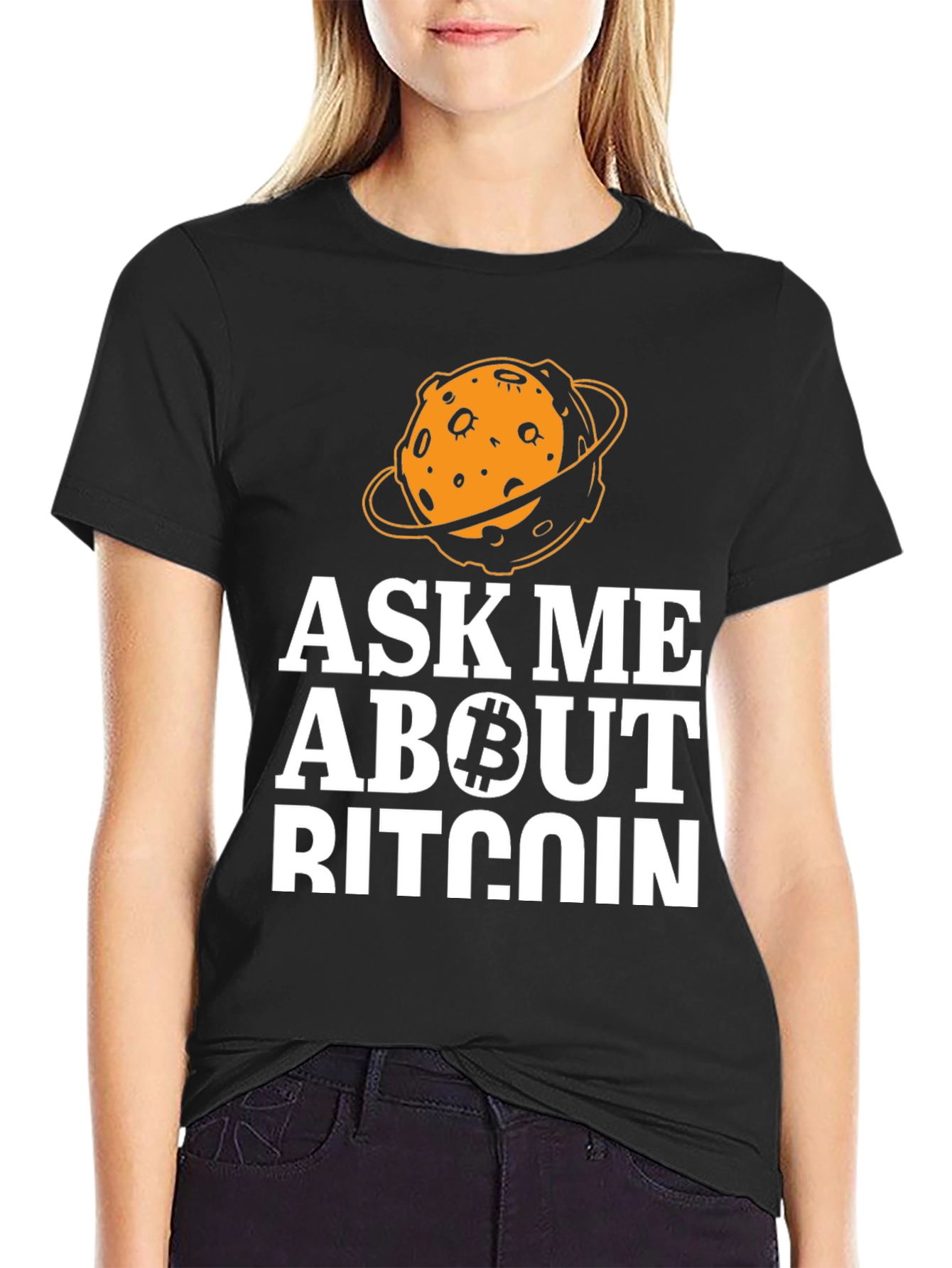 Ask Me About Bitcoin T-Shirt - Crypto Tee