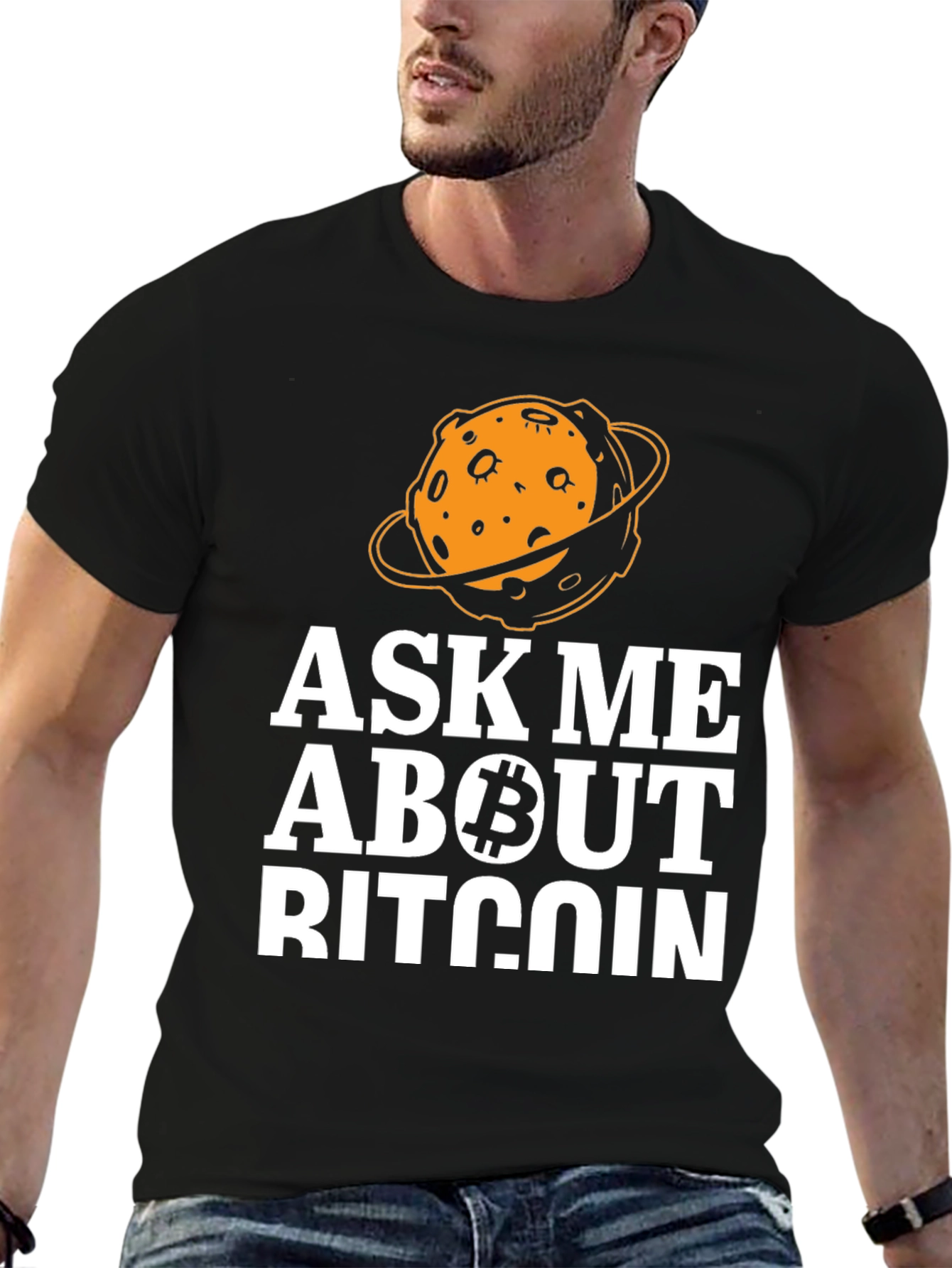 Ask Me About Bitcoin T-Shirt - Crypto Tee