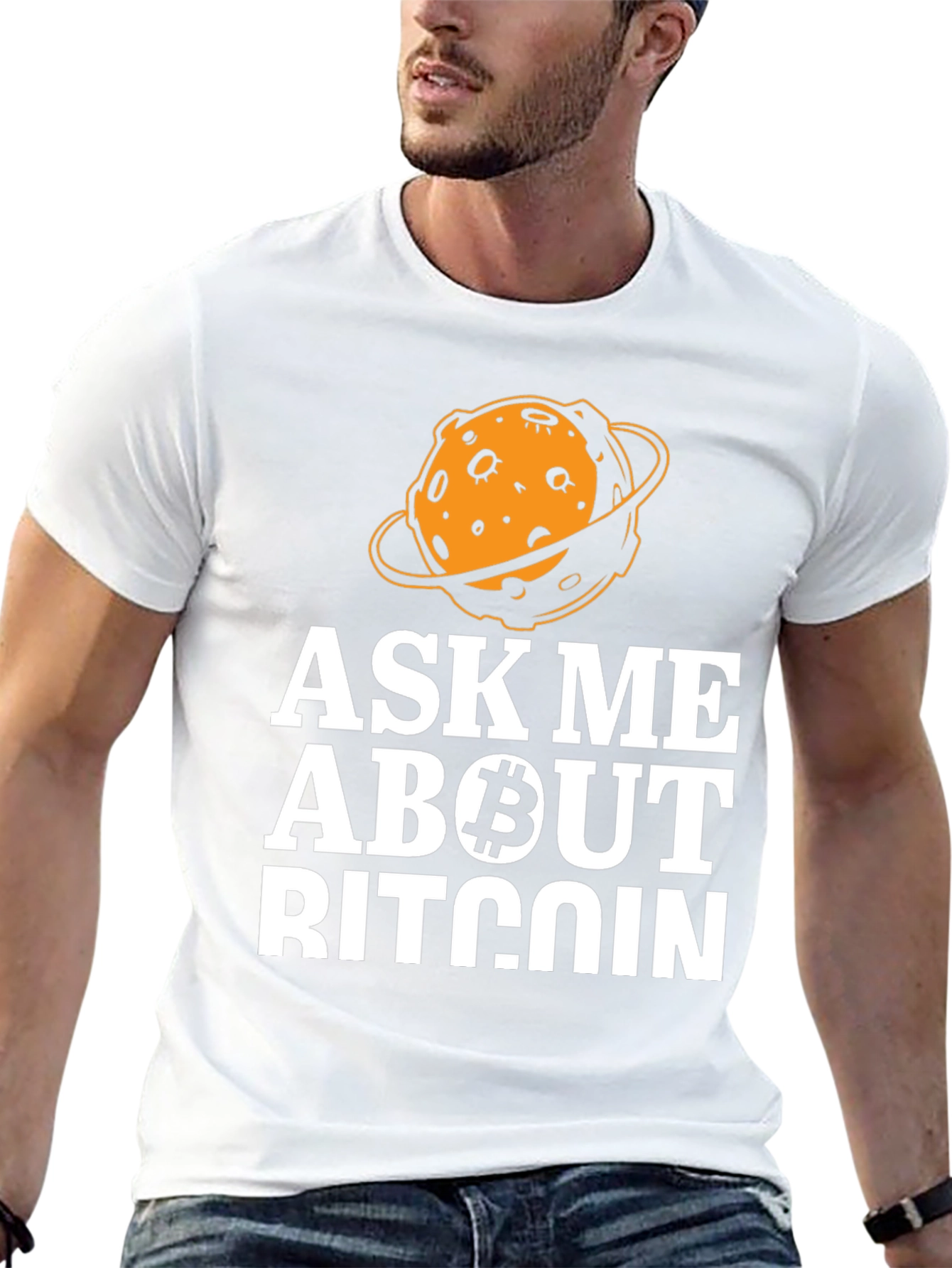 Ask Me About Bitcoin T-Shirt - Crypto Tee