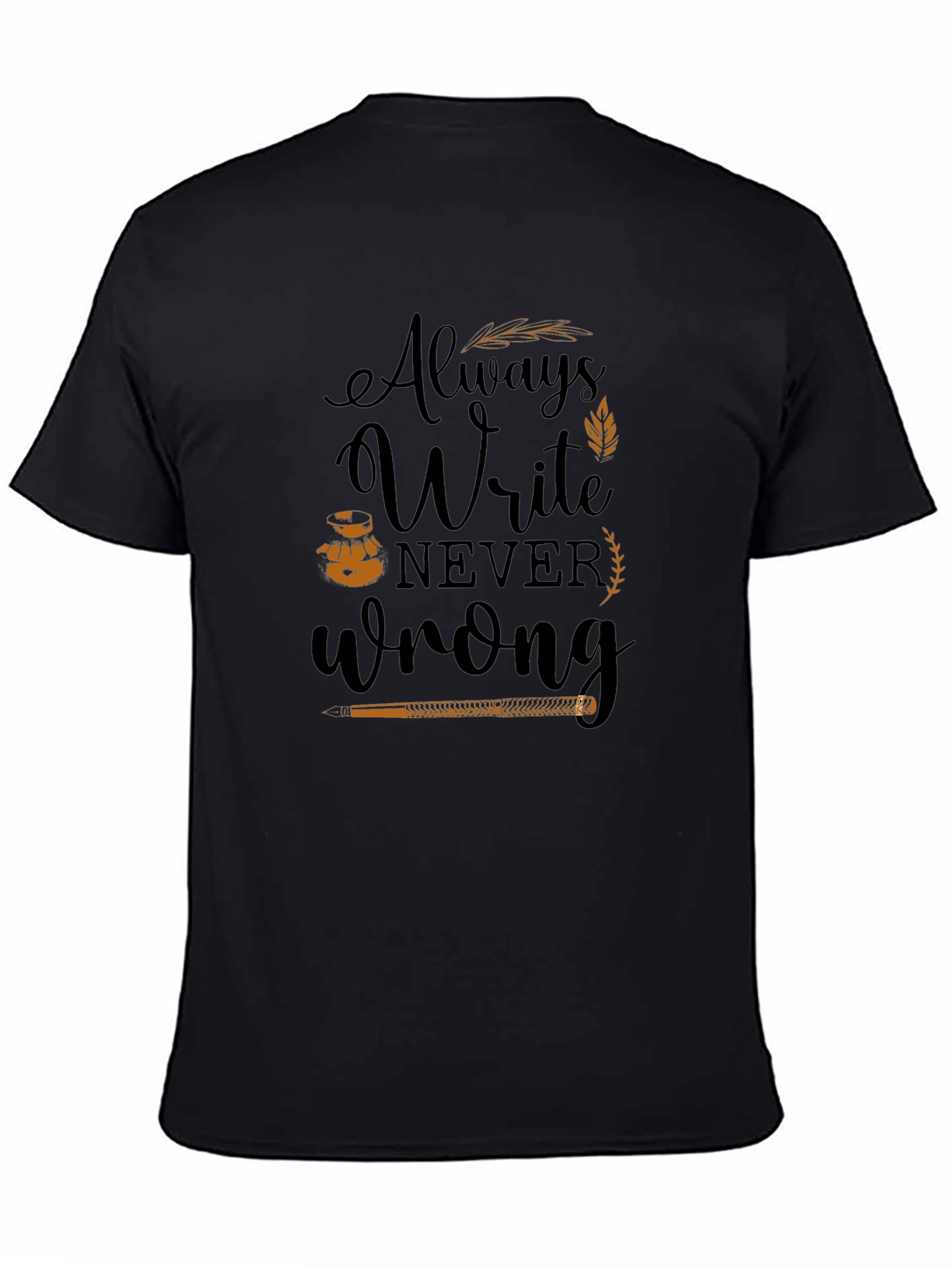 Always Write Graphic Tee - Black