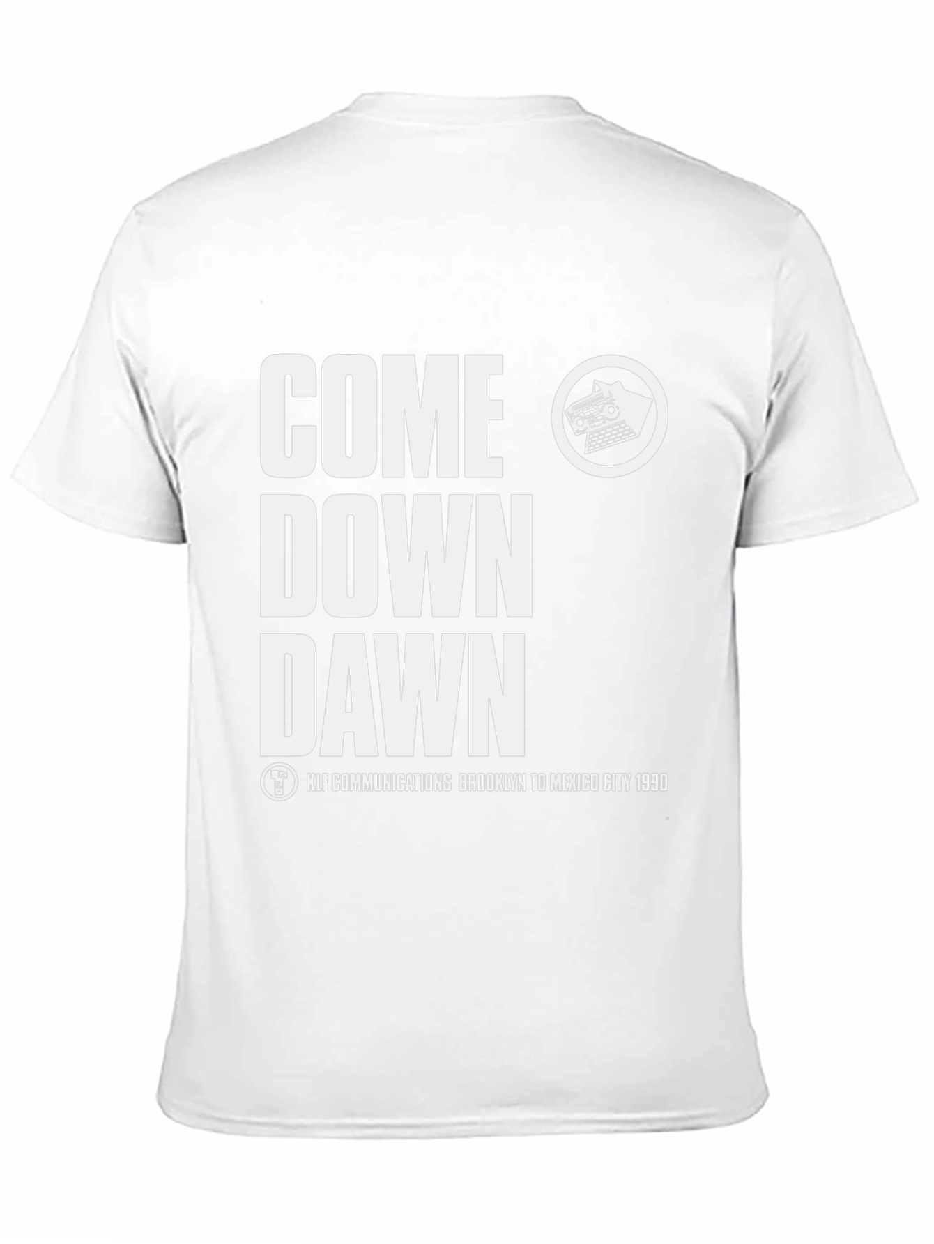 Come Down Dawn Black Graphic Tee