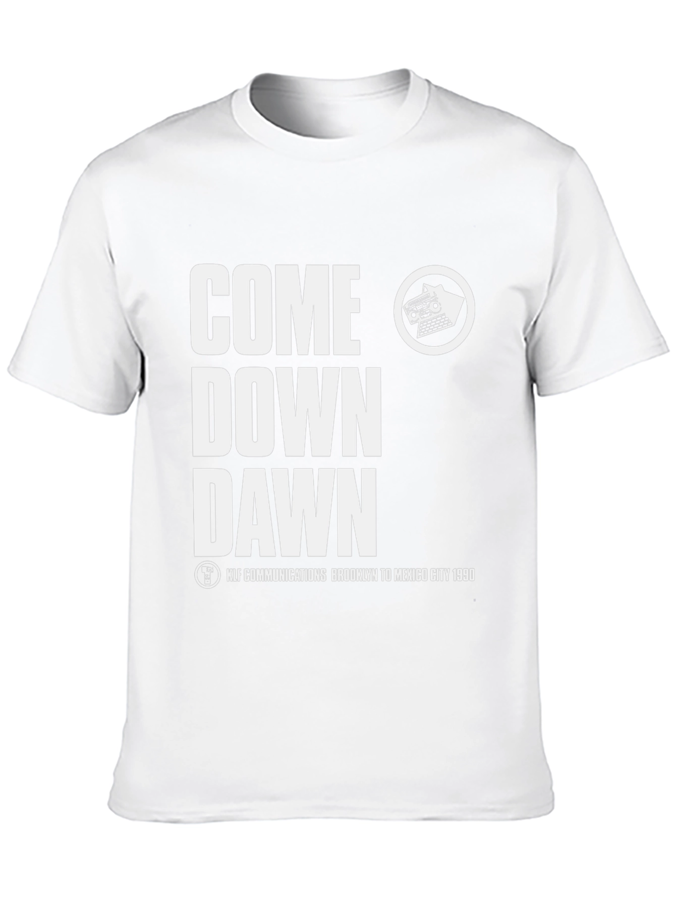 Come Down Dawn Black Graphic Tee