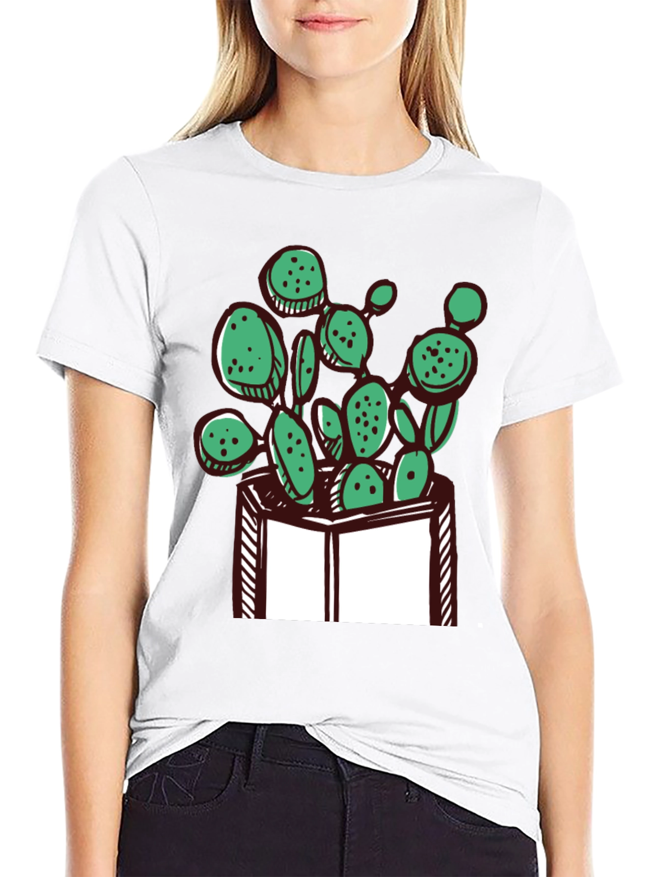 Prickly Pear Cactus Graphic T-Shirt