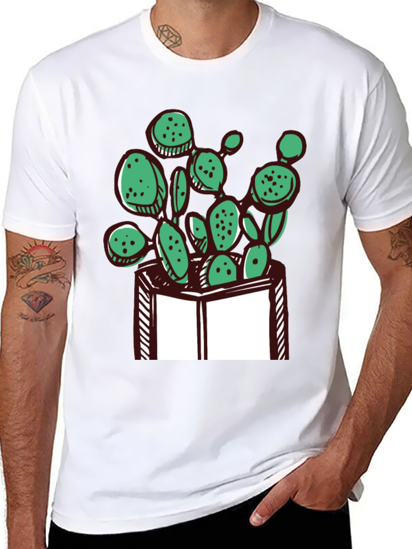 Prickly Pear Cactus Graphic T-Shirt