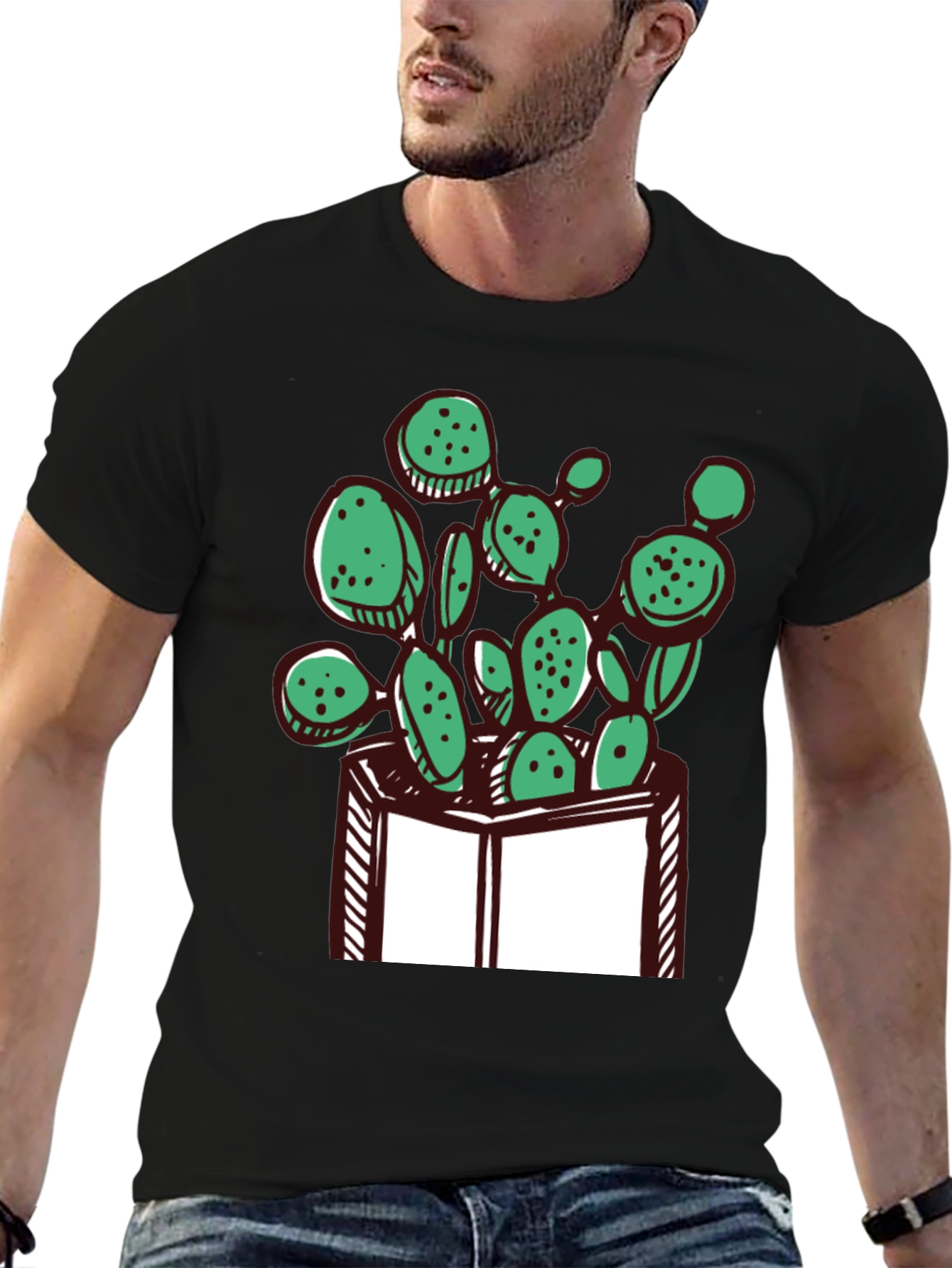 Prickly Pear Cactus Graphic T-Shirt
