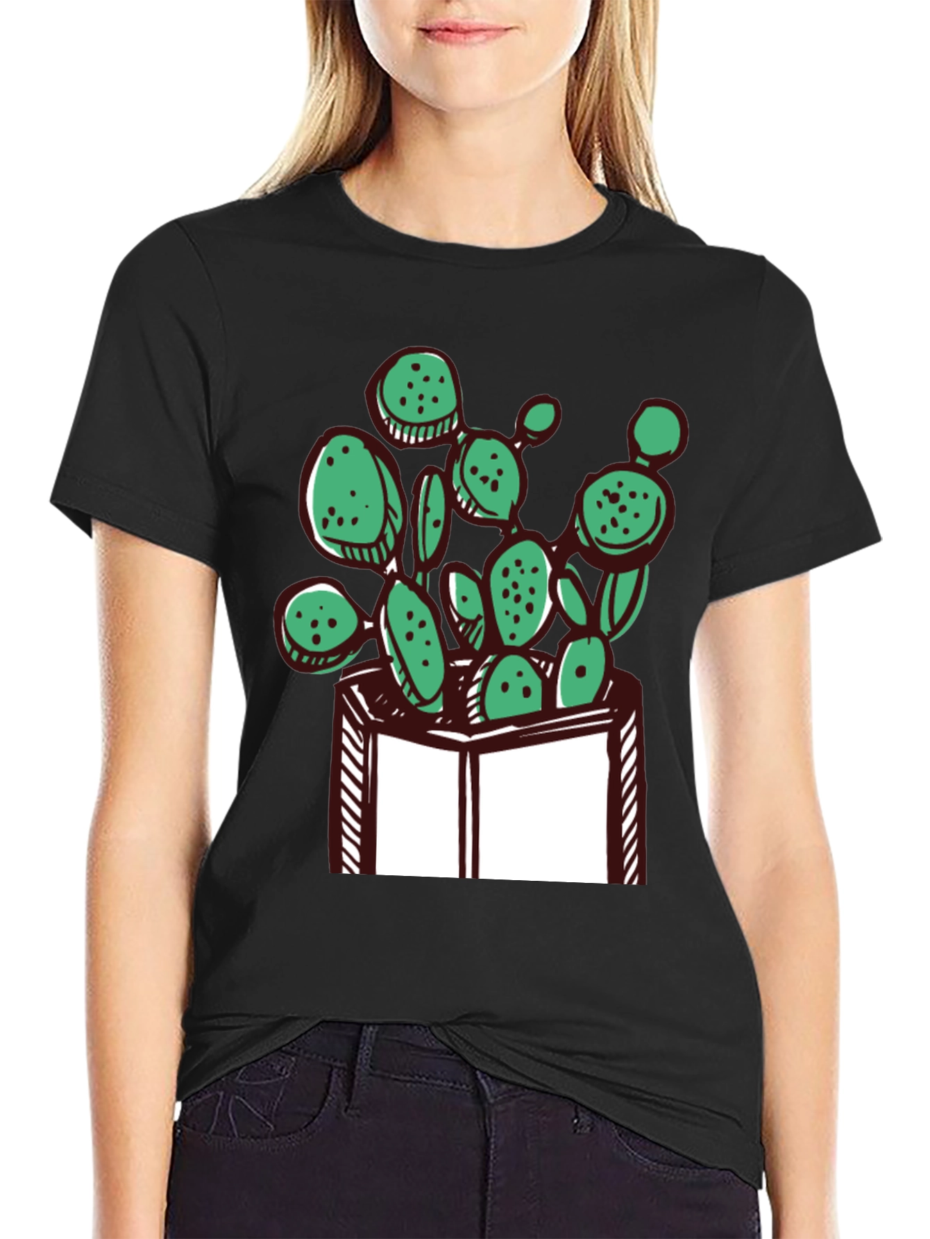 Prickly Pear Cactus Graphic T-Shirt