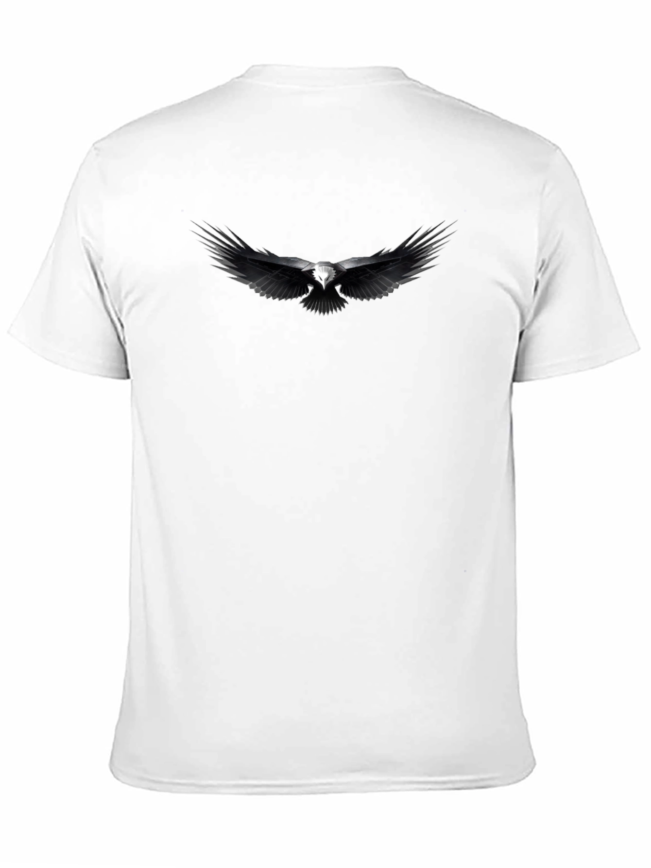 Eagle Print Black T-Shirt for Men