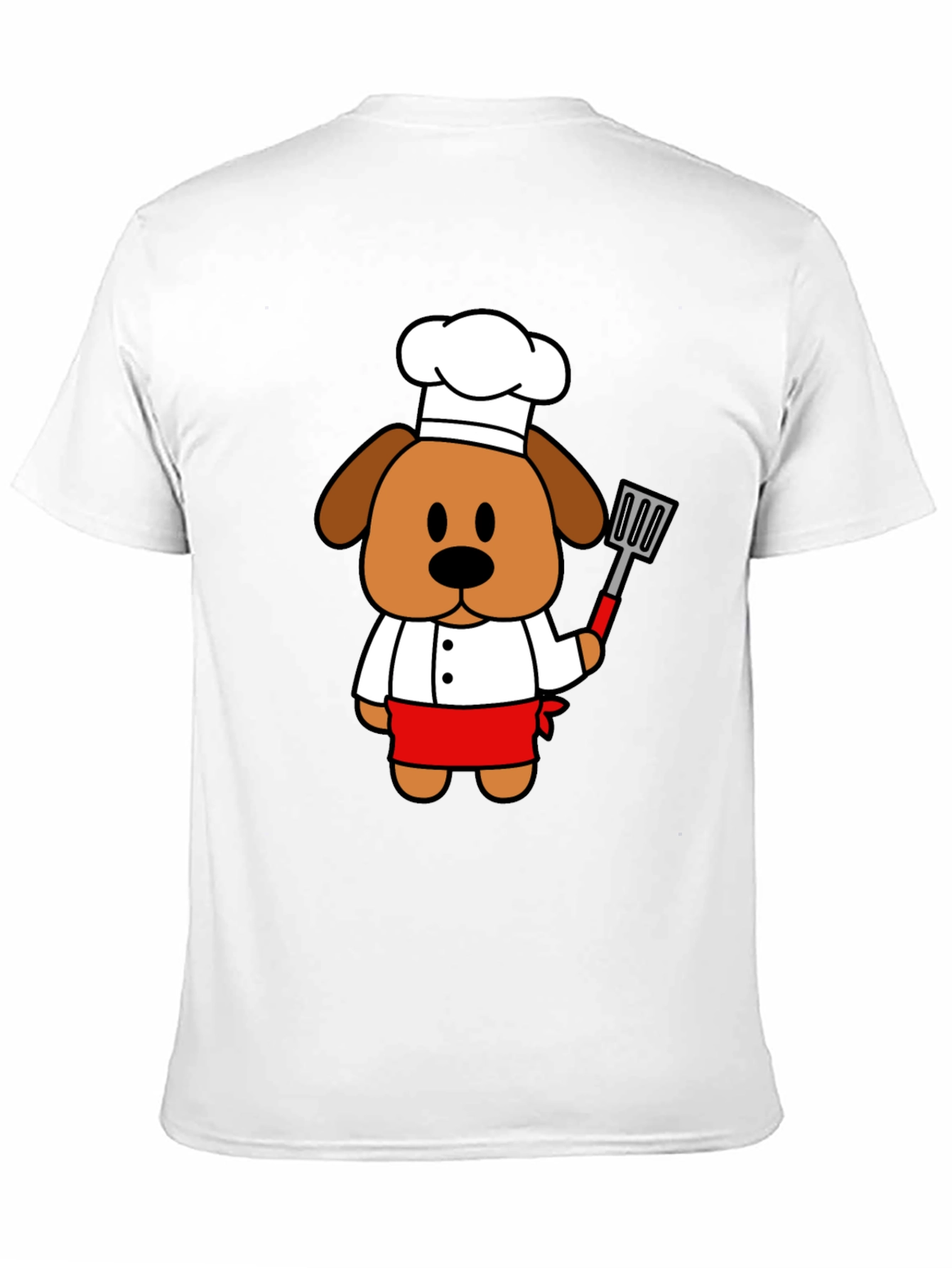 Chef Dog Graphic T-Shirt - Cute Cook Cartoon Tee